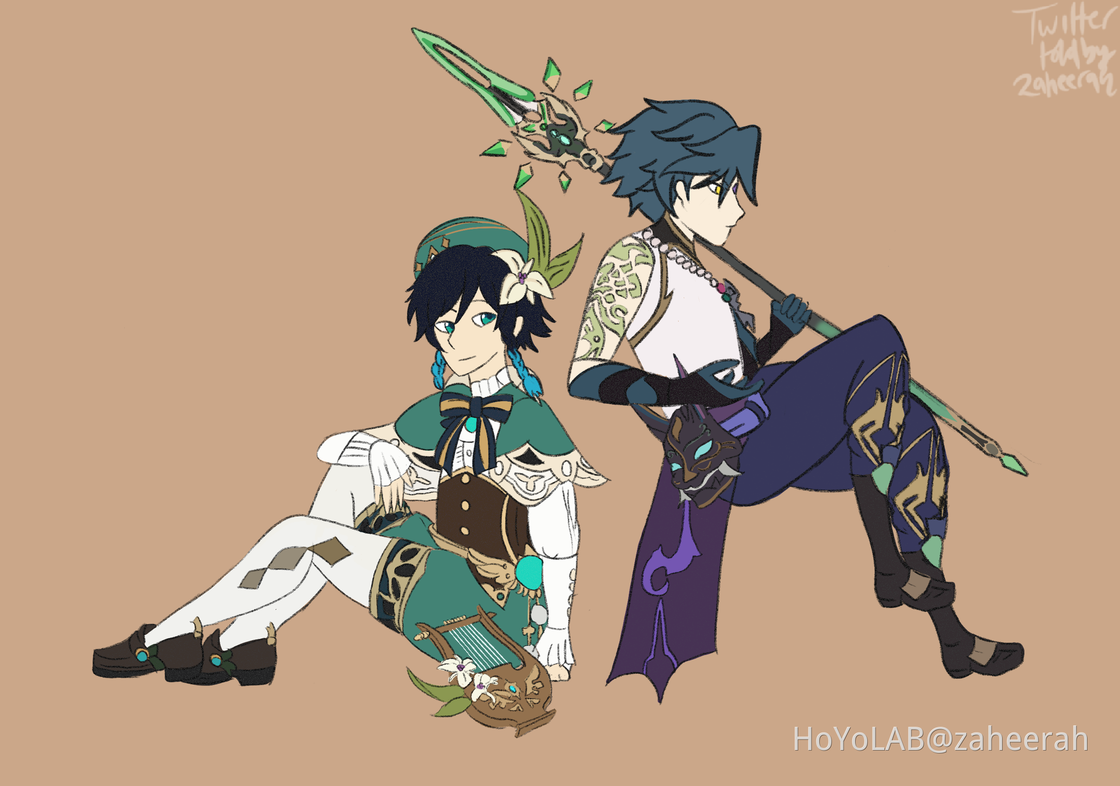 two birds of a feather Genshin Impact HoYoLAB