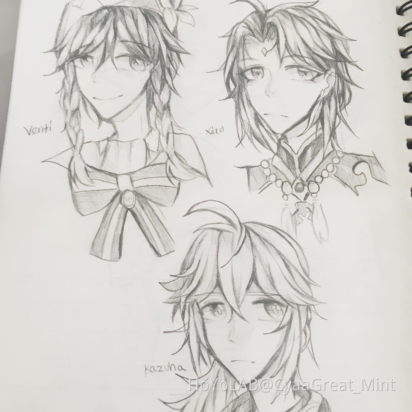 Genshin sketches Genshin Impact HoYoLAB