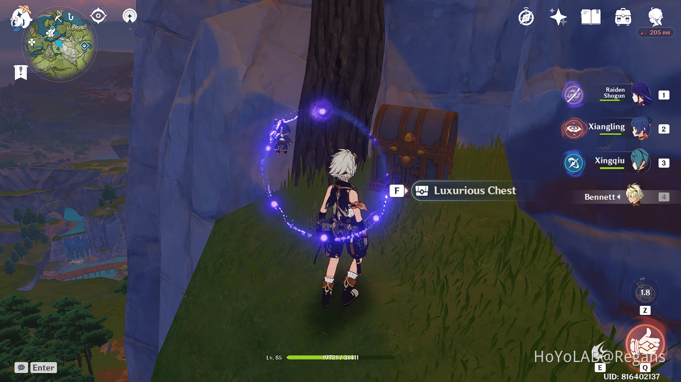 "HIDDEN LUXURIOUS CHEST" Bukit Qingce village Genshin Impact HoYoLAB