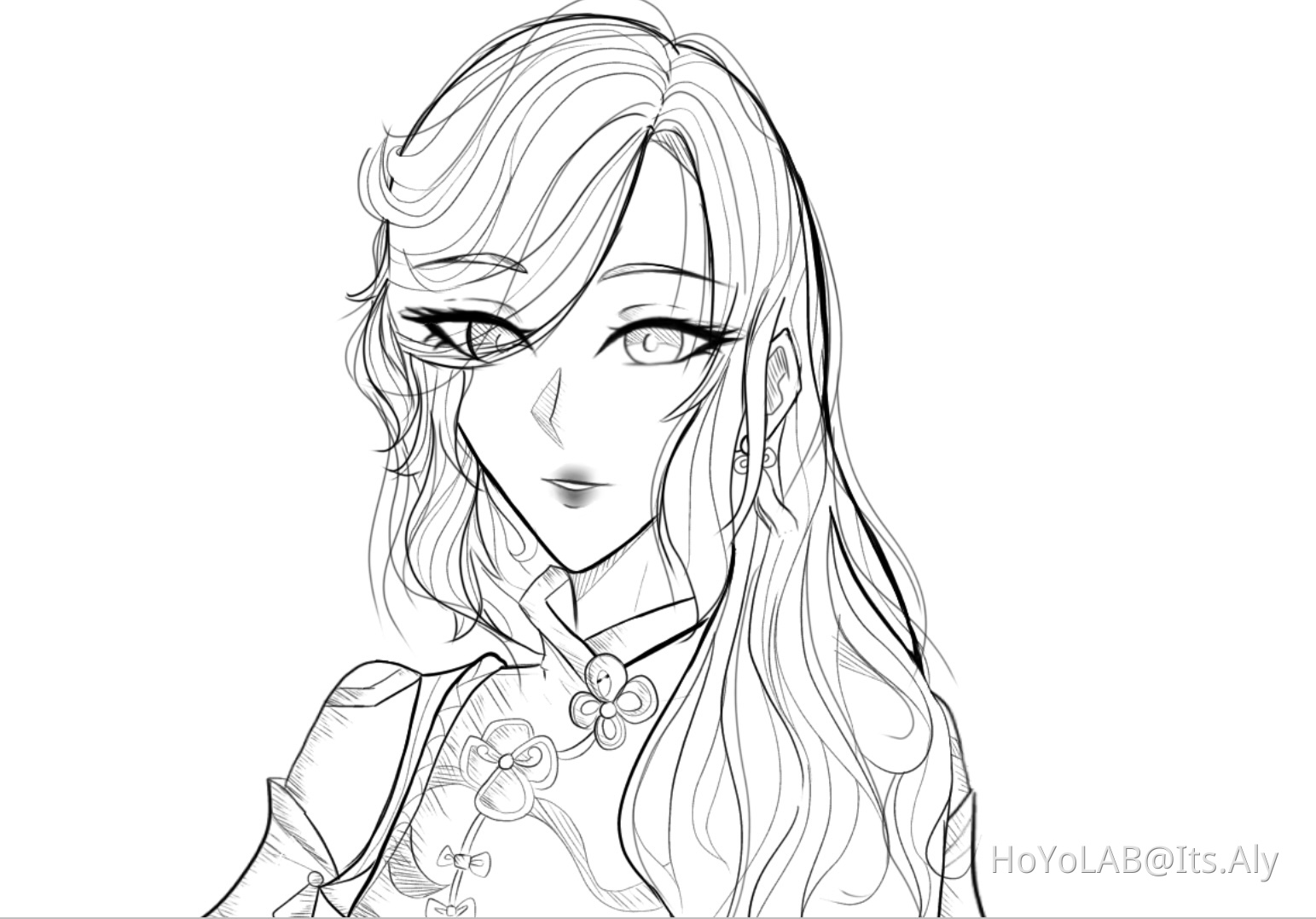 Oh god i made her look weird Genshin Impact HoYoLAB