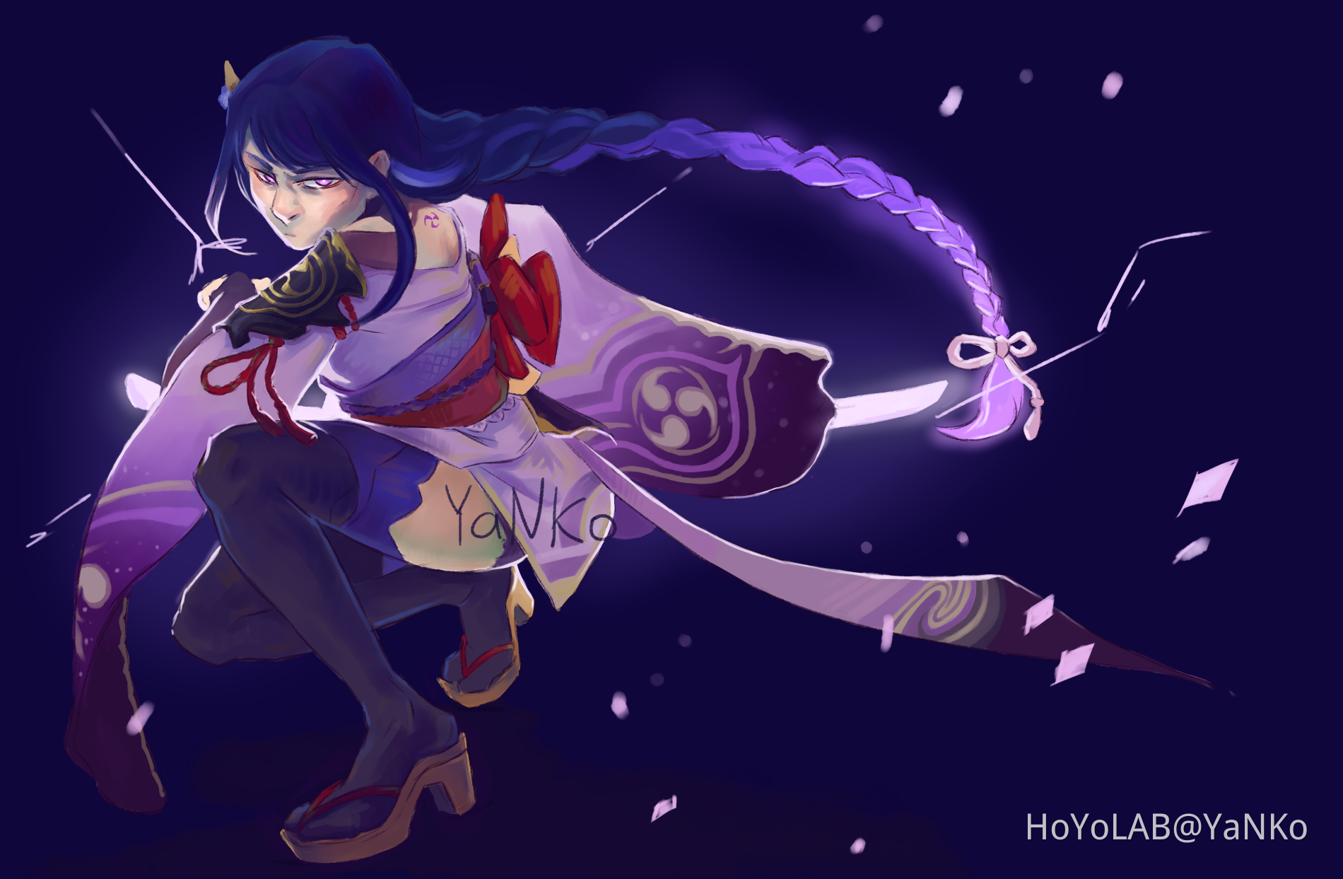 Сёгун Райден фан-арт Genshin Impact | HoYoLAB