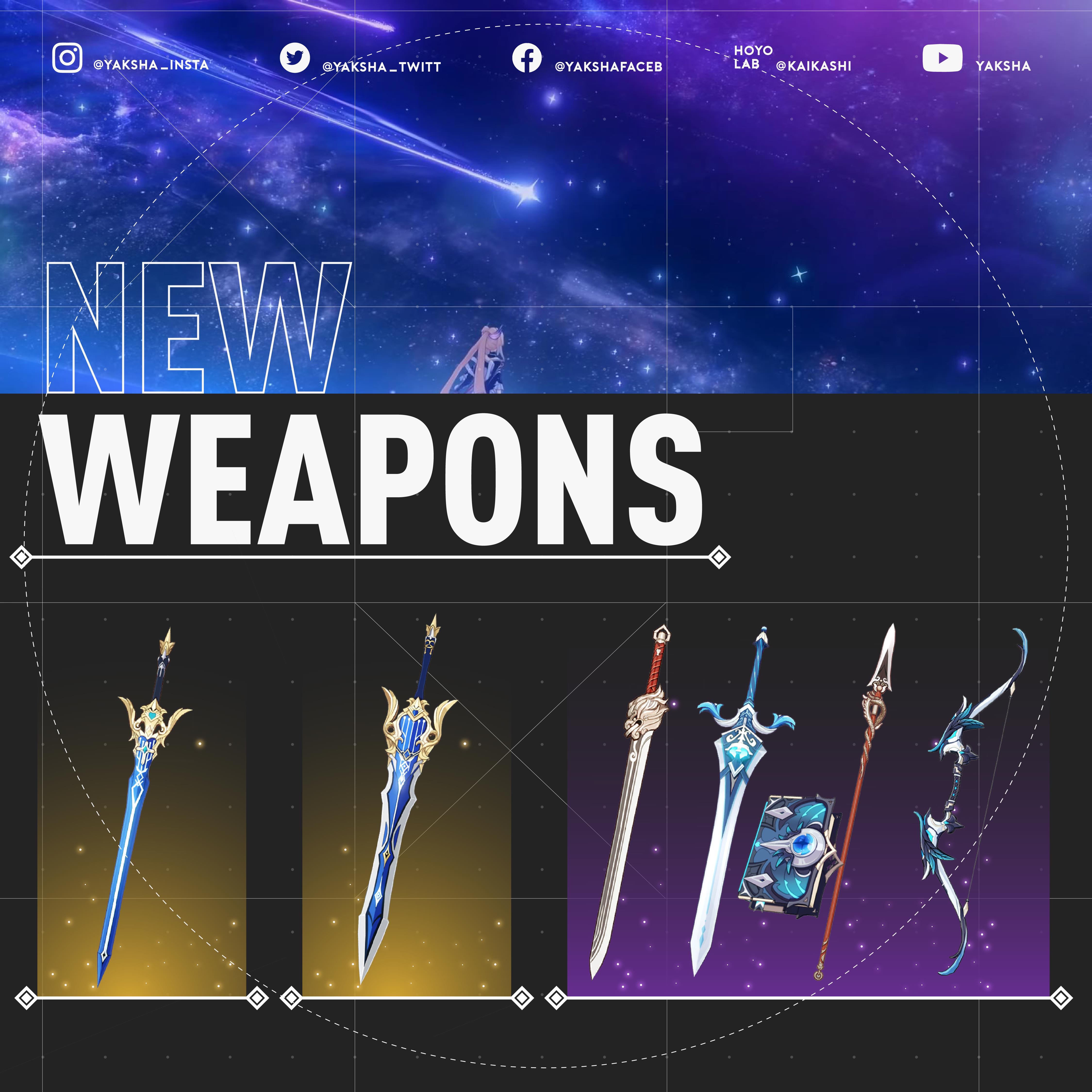 New weapons banner quick rundown ! Genshin Impact HoYoLAB