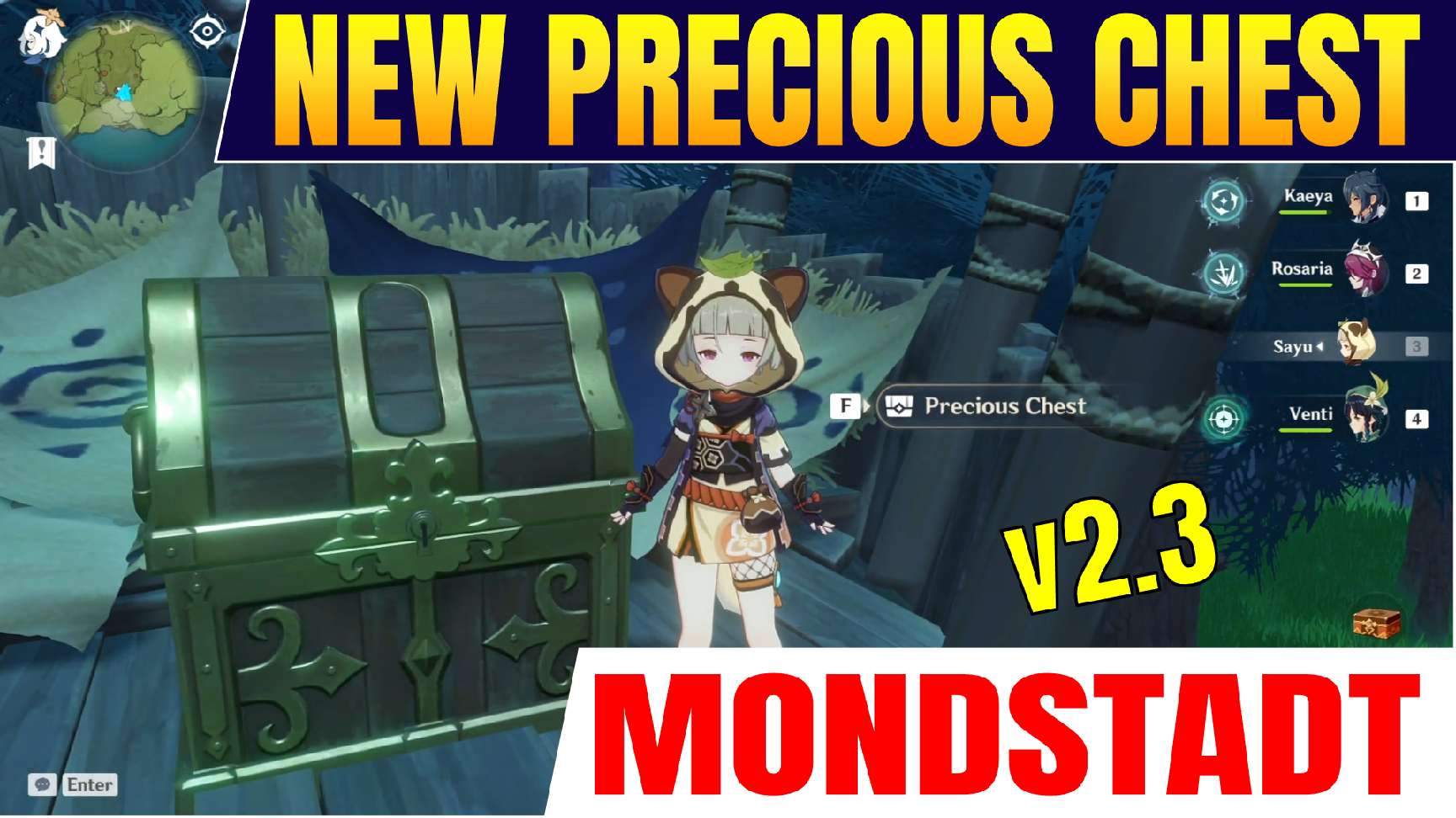 New PRECIOUS CHEST in 2.3 at Mondstadt Dadaupa go check it out