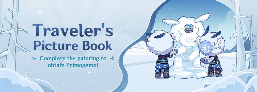 Traveler S Picture Book Web Event Complete The Painting To Obtain Primogems Mihoyo Player Community