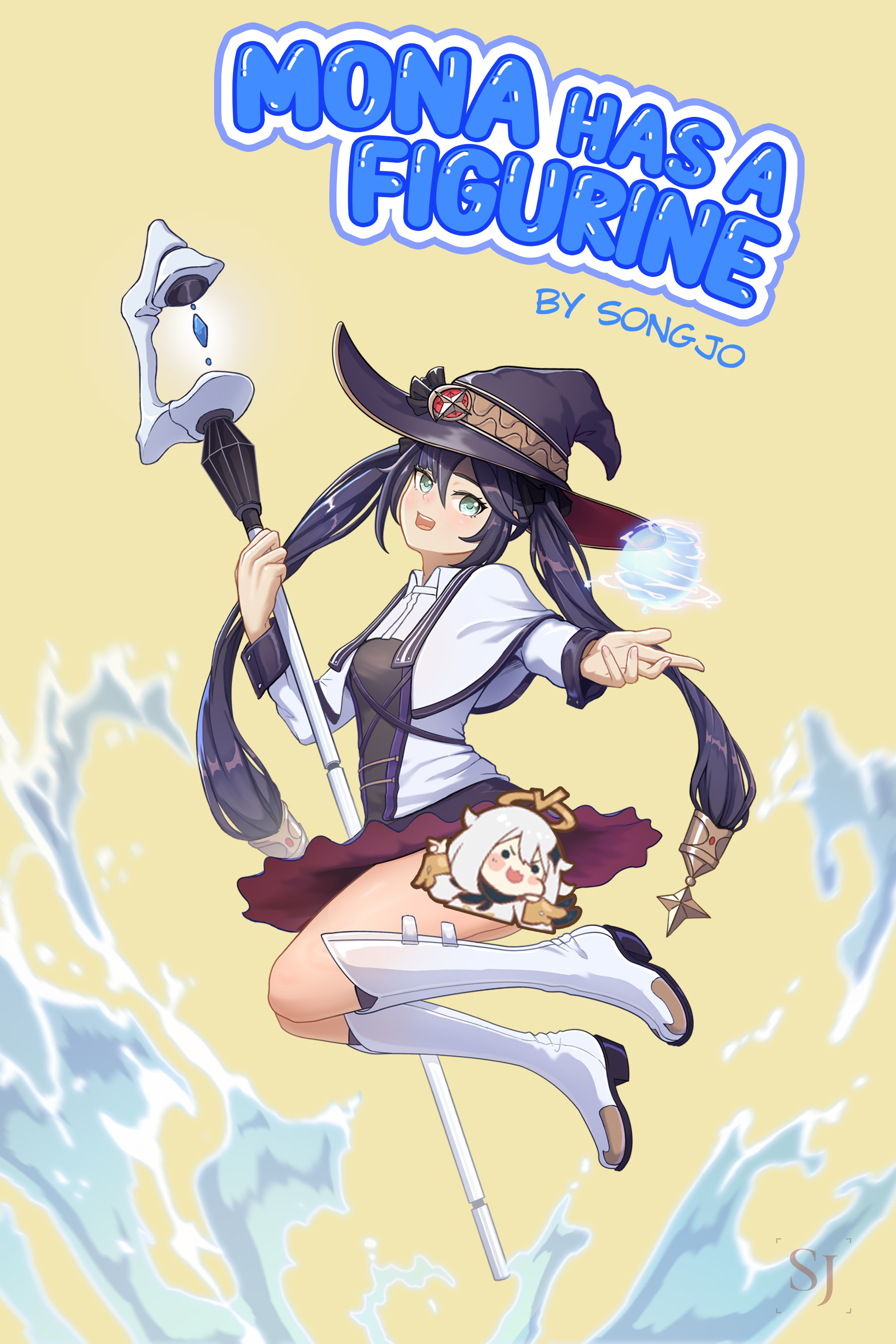 Mona has a Figurine! ♥ | Genshin Impact | HoYoLAB