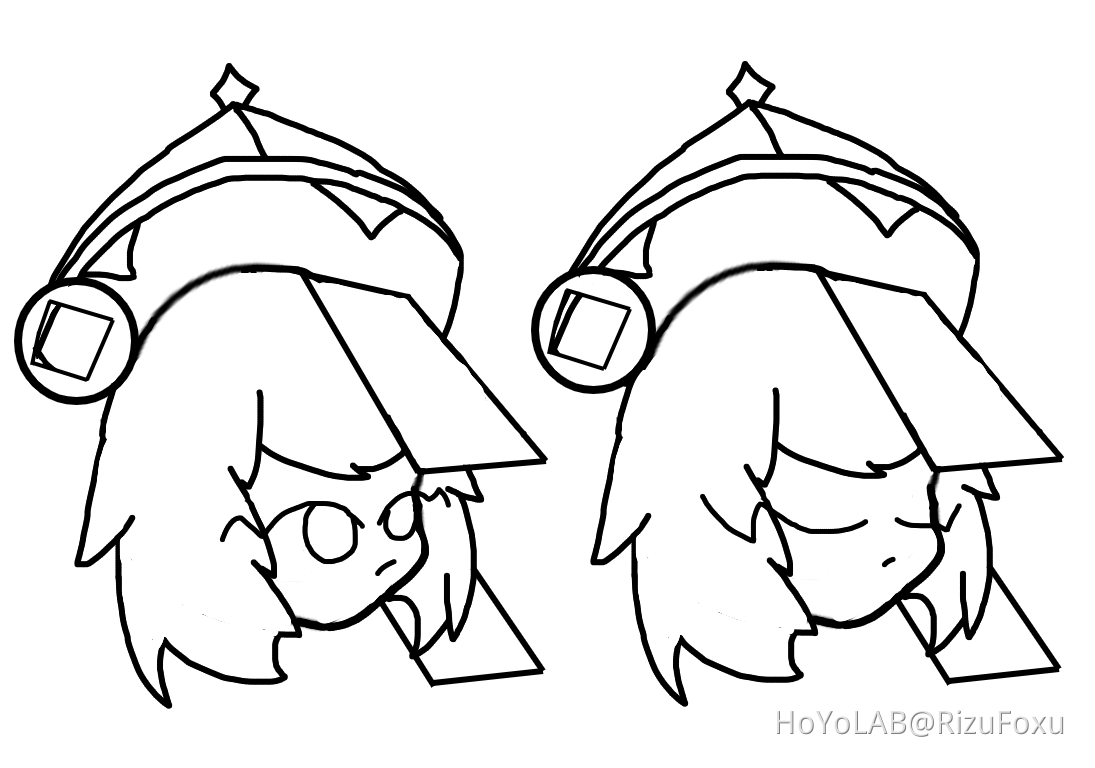 Redone remastered qiqi icon's Face shape and face! Genshin Impact | HoYoLAB