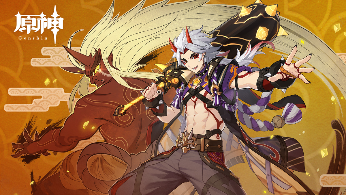 原神 荒瀧一斗 スイパラ 缶バッジ 原神 荒瀧一斗 スイパラ 缶バッジ