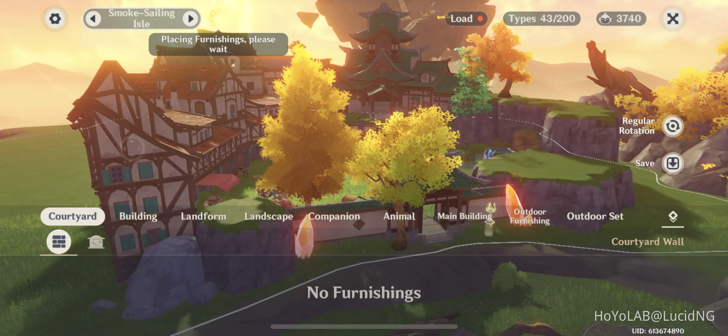 Furnishing limit Genshin Impact HoYoLAB