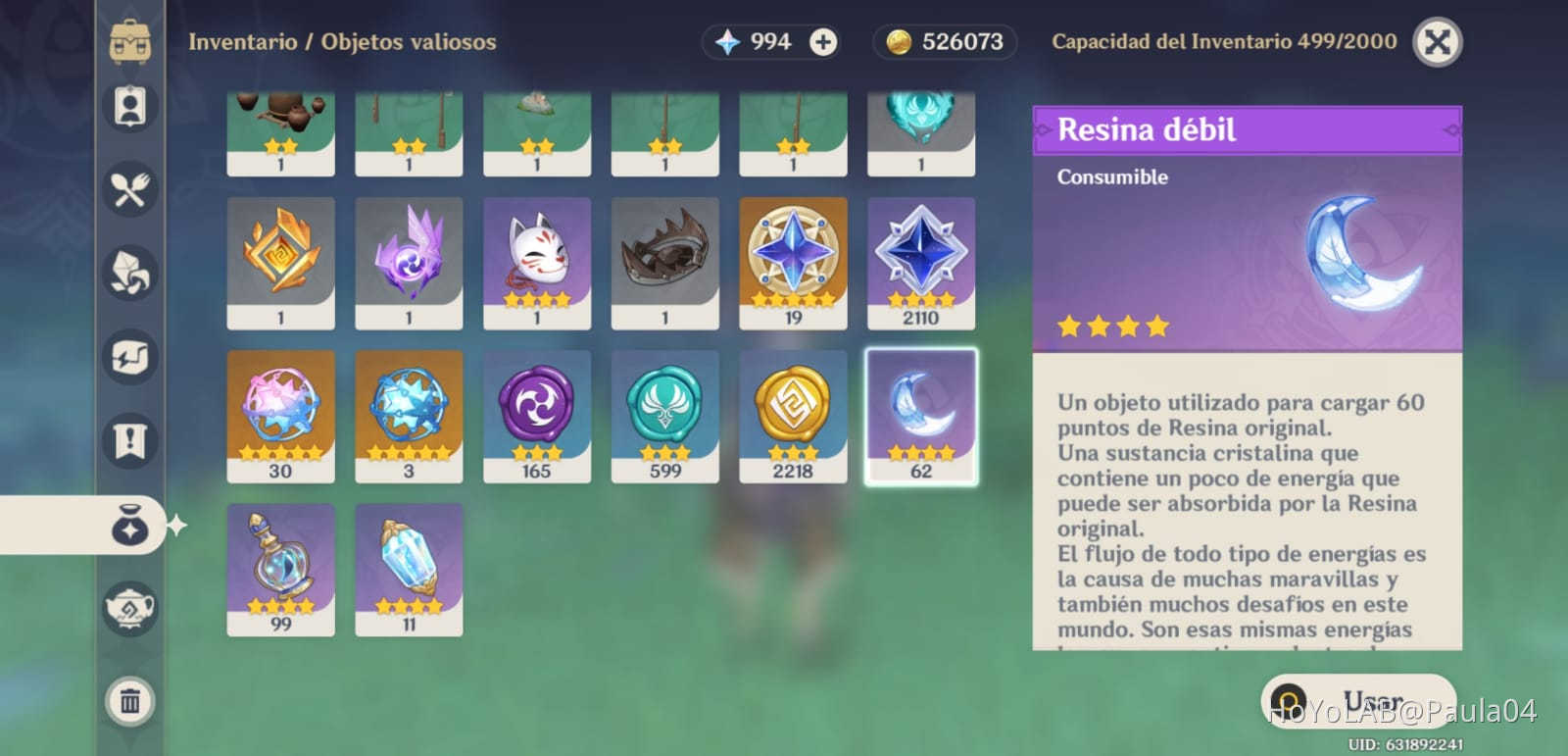 Lunas Genshin Impact HoYoLAB