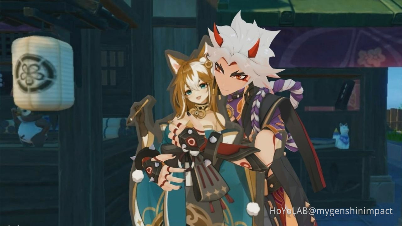 Arataki Itto Meets Ms Hina HoYoverse Player Community