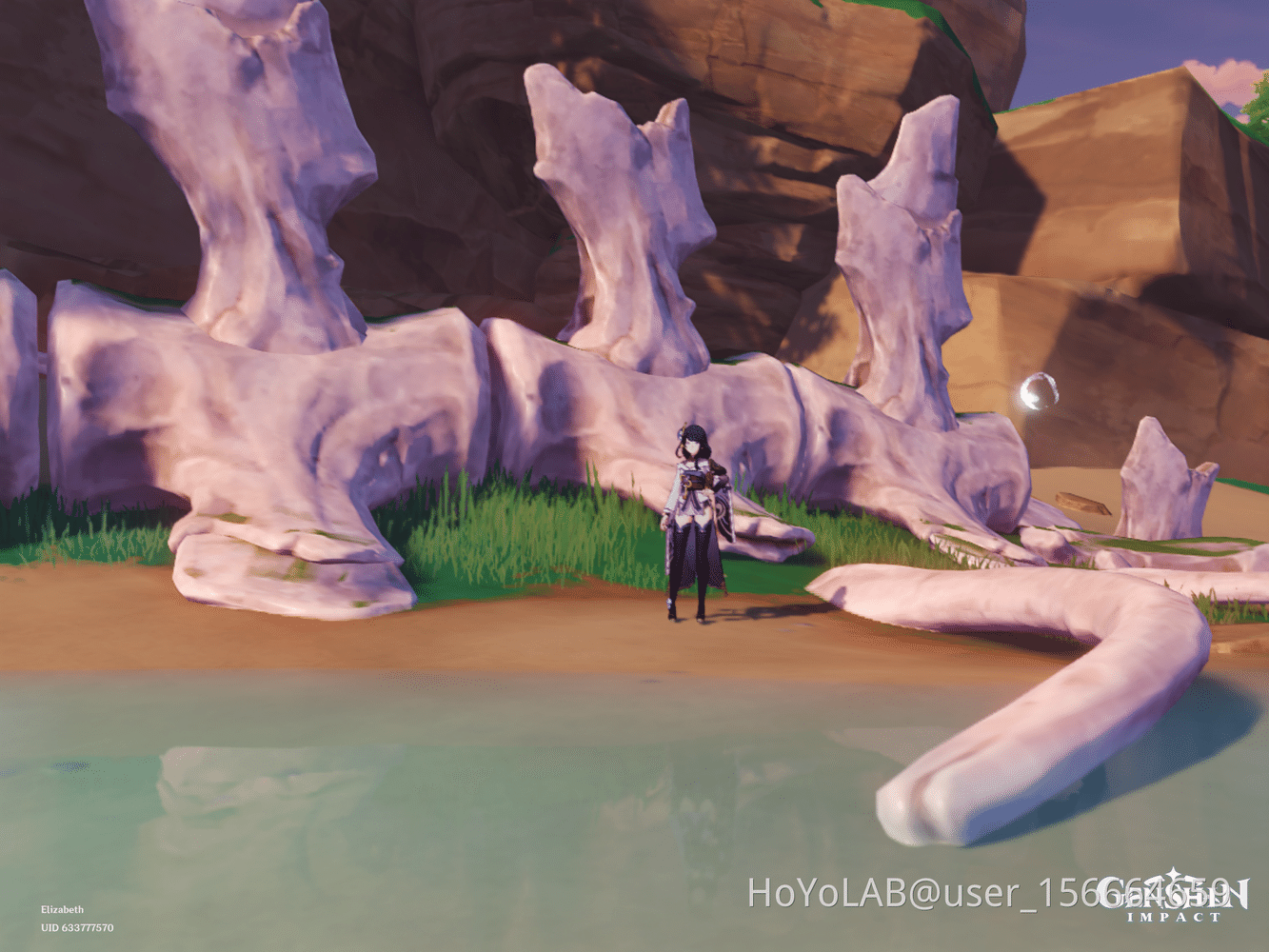 My cousin raiden shogun just killed the Orobaxi she feels good about