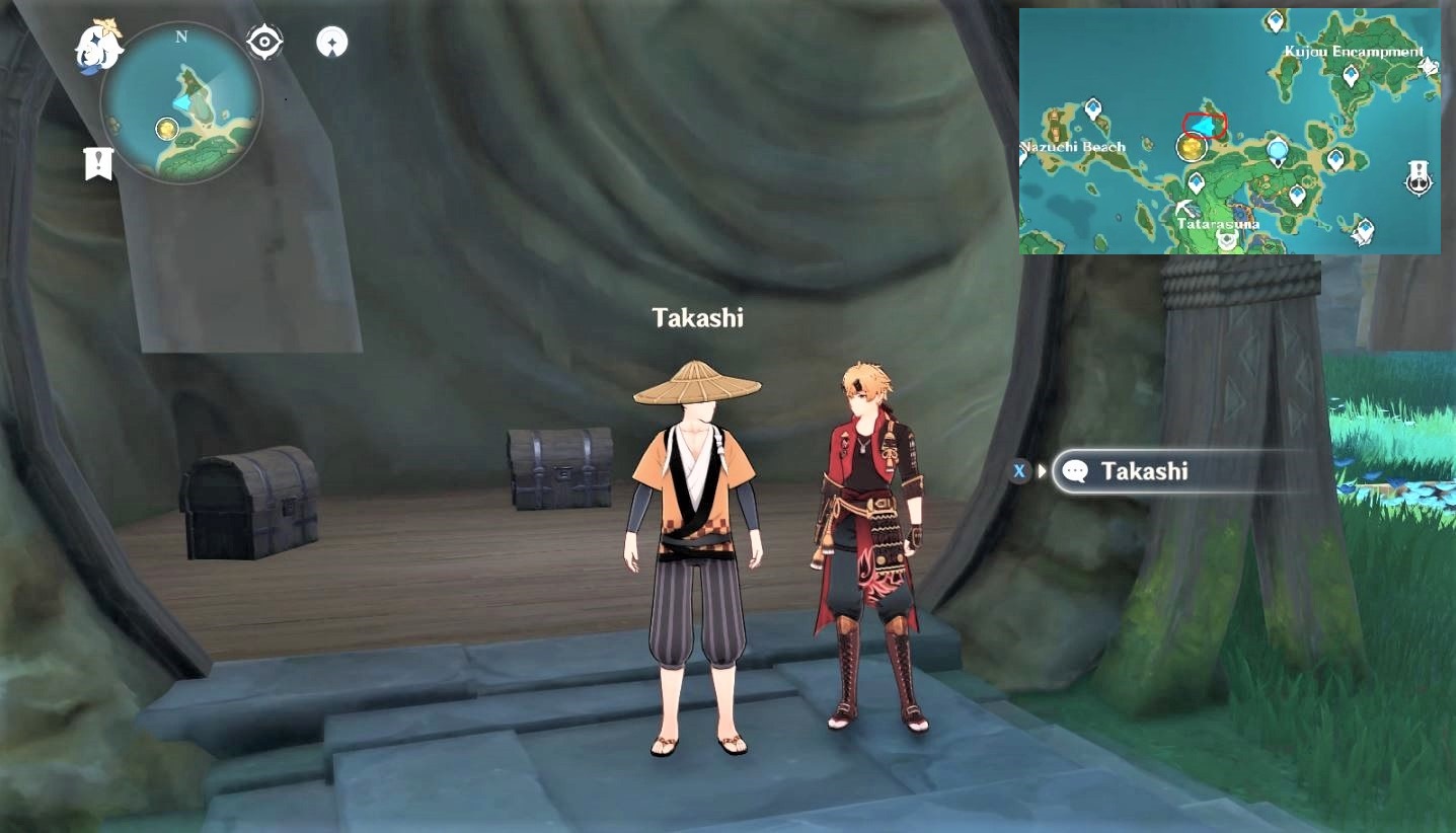 ╭(｡･∀･)ﾉﾞGrand chest prize from picking conches for Takashi Genshin