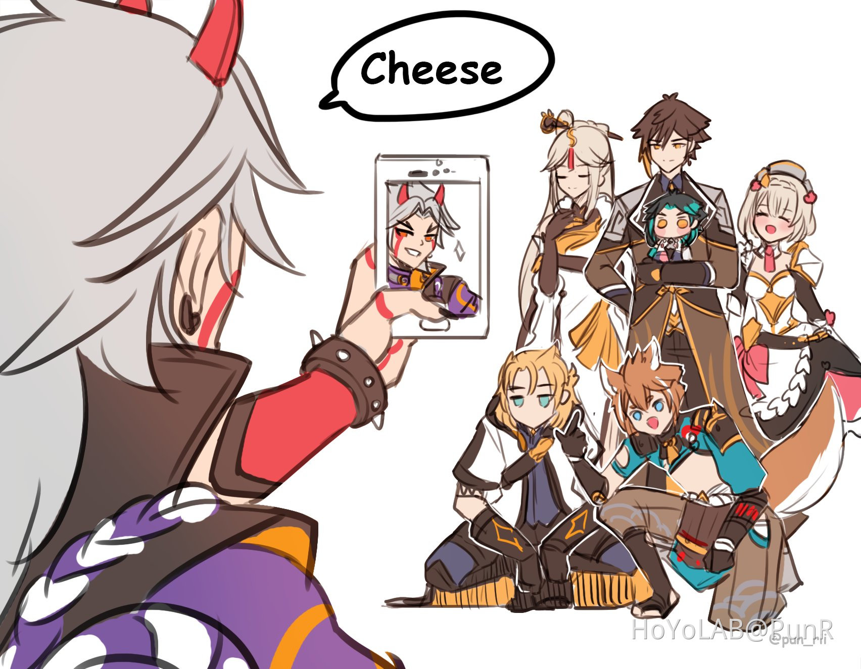 Cheese! Genshin Impact HoYoLAB