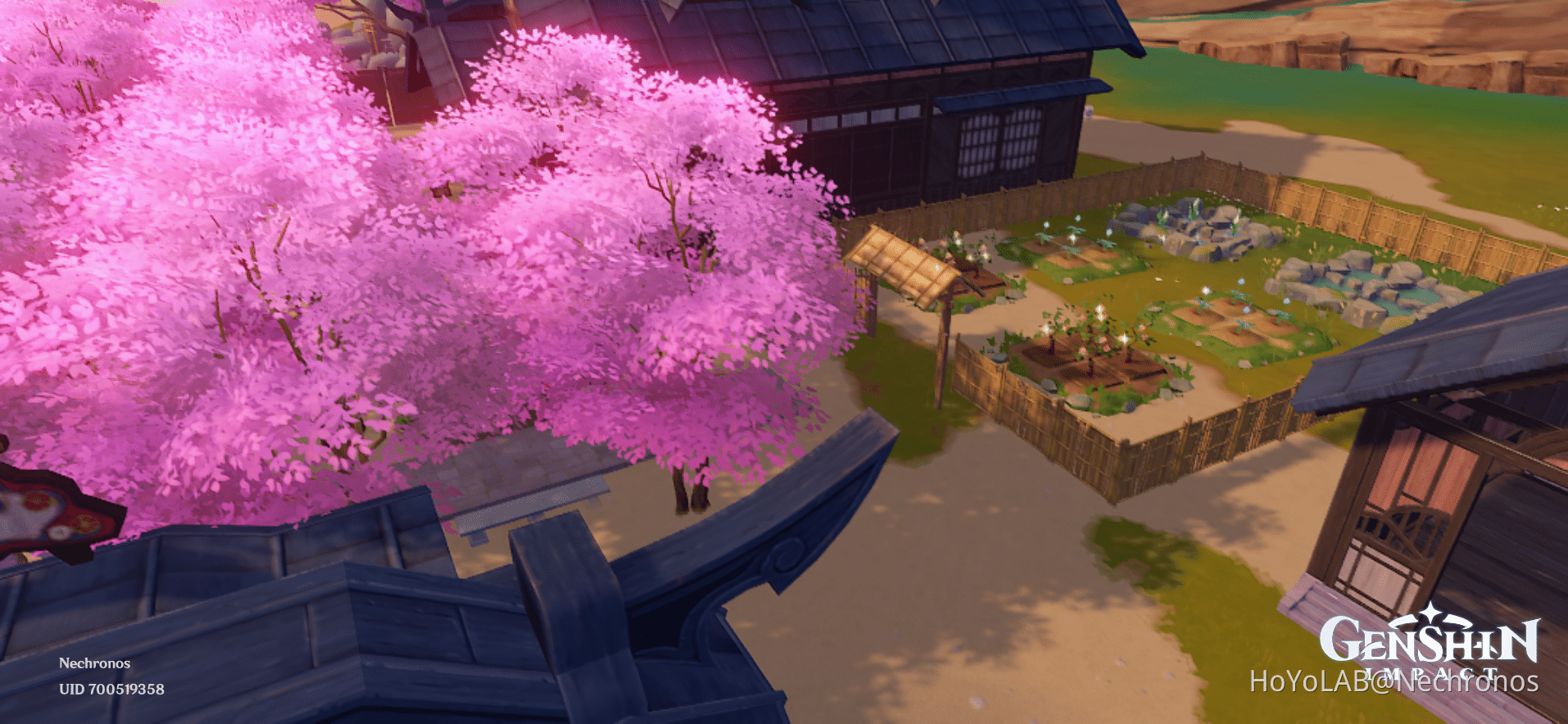 Exterior de la mansión Inazuma. Genshin Impact HoYoLAB