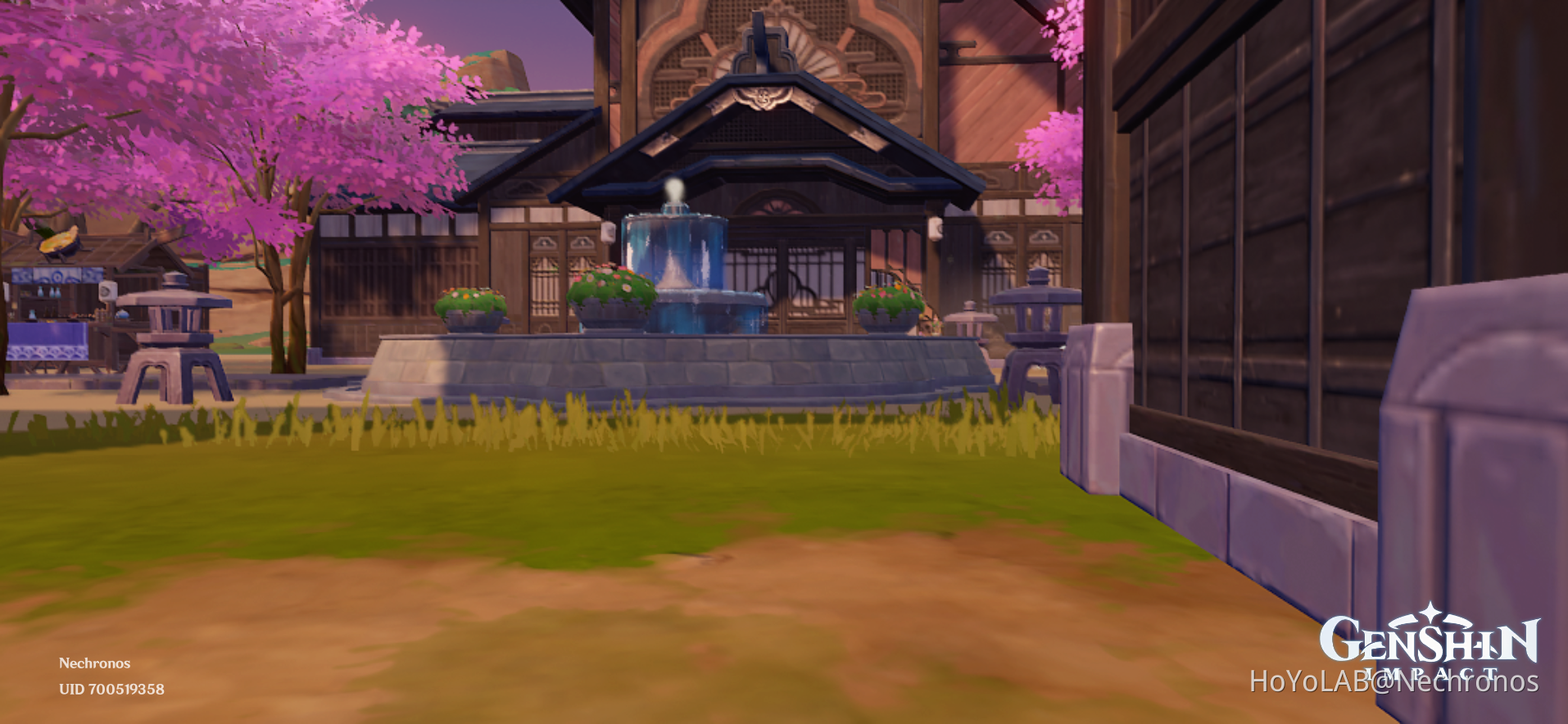 Exterior de la mansión Inazuma. Genshin Impact HoYoLAB