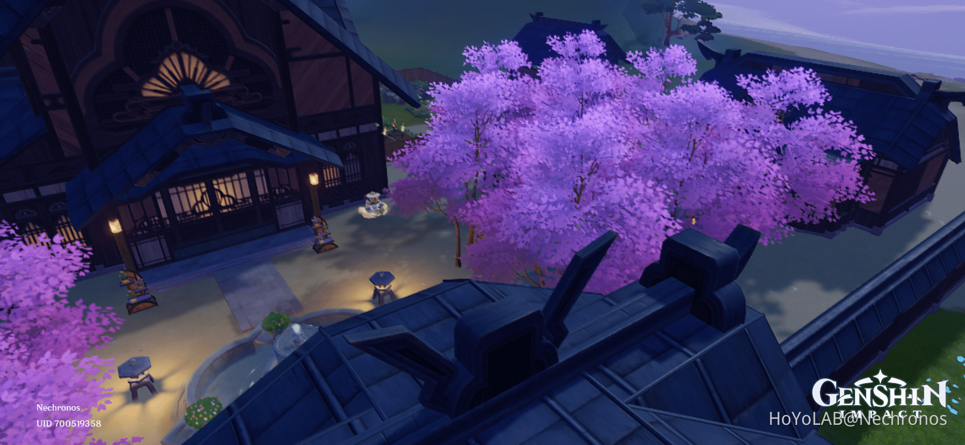 Exterior de la mansión Inazuma. Genshin Impact HoYoLAB