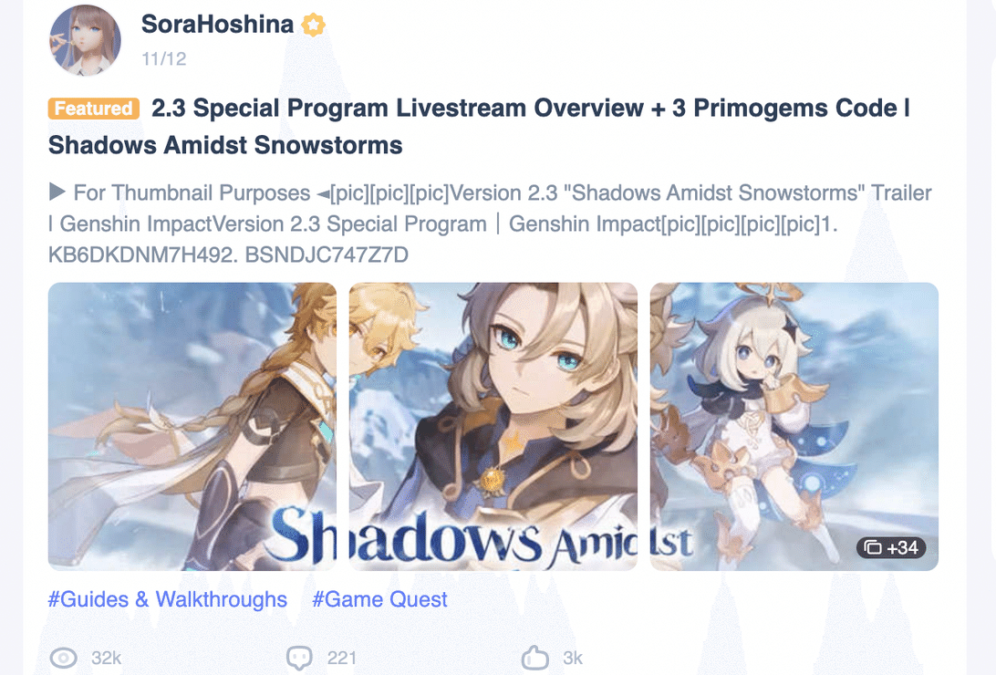 Guide] Newbie Instruction: Livestream Codes ✉️ Quick Redeem Trick + How to  Count Future Dates 📆 | Genshin Impact | HoYoLAB