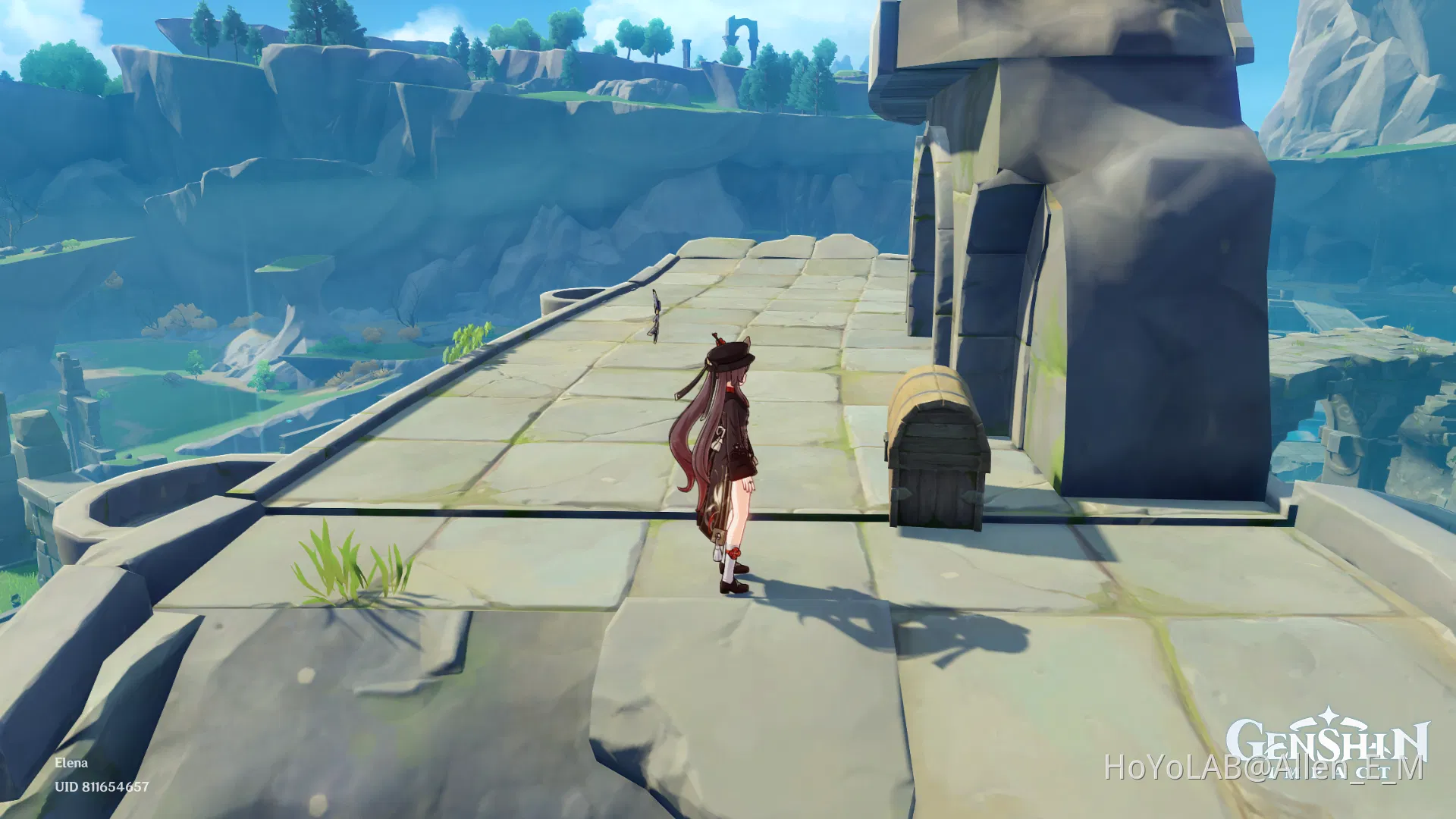 an undiscovered chest at stormterror's lair at AR57 Genshin Impact