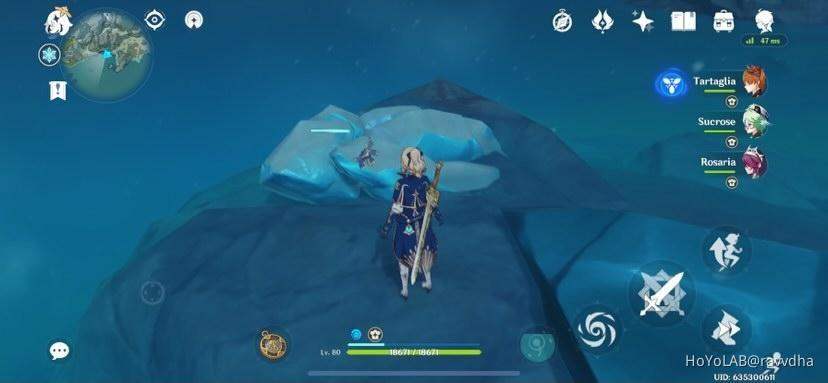 This Pile Of Icy Rocks In Dragonspine Feels Impossible To Break Through Mihoyo Player Community