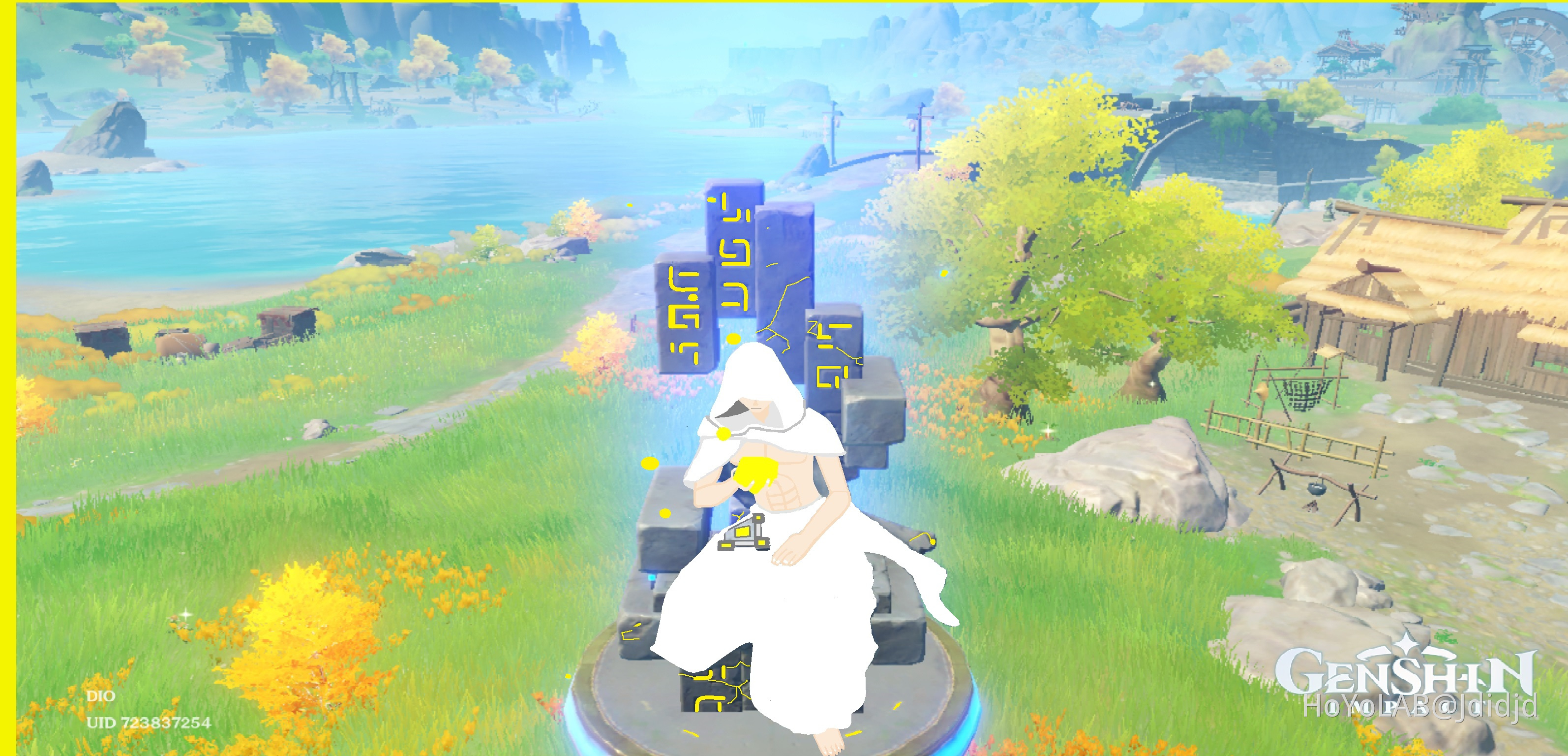 I color the statue of the seven (Liyue) Genshin Impact HoYoLAB