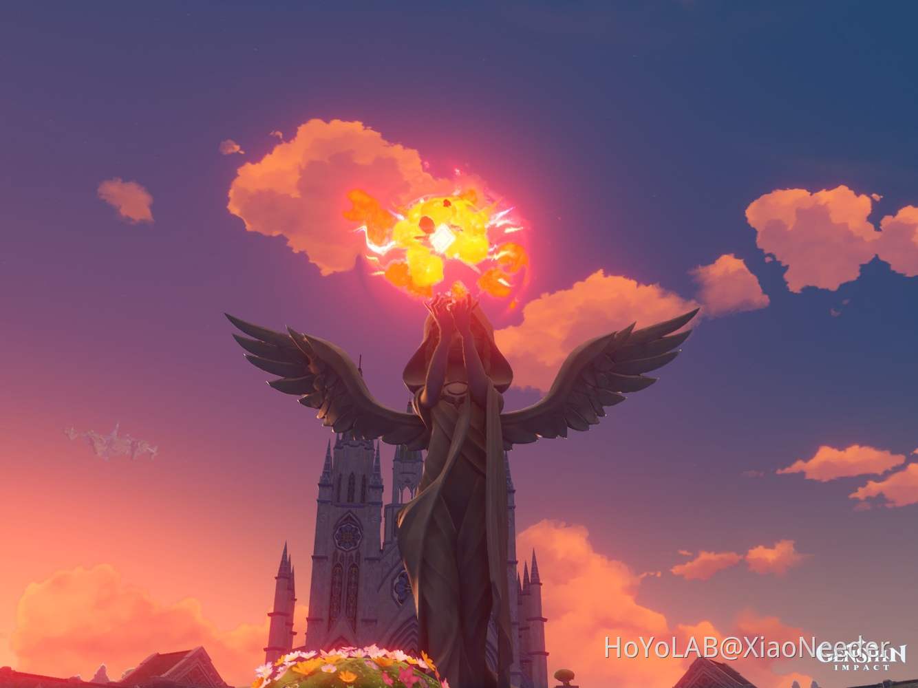 Pictures On Venti’s Statue! Genshin Impact HoYoLAB