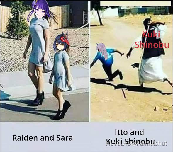 Raiden Vs Itto Genshin Impact HoYoLAB