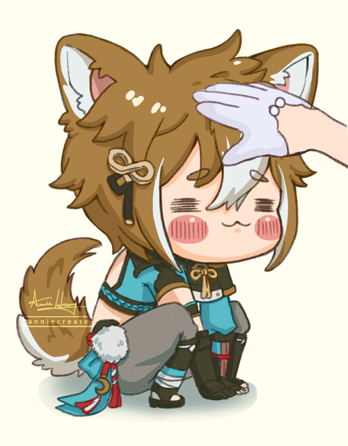 Gorou being pet by every playable character Genshin Impact HoYoLAB