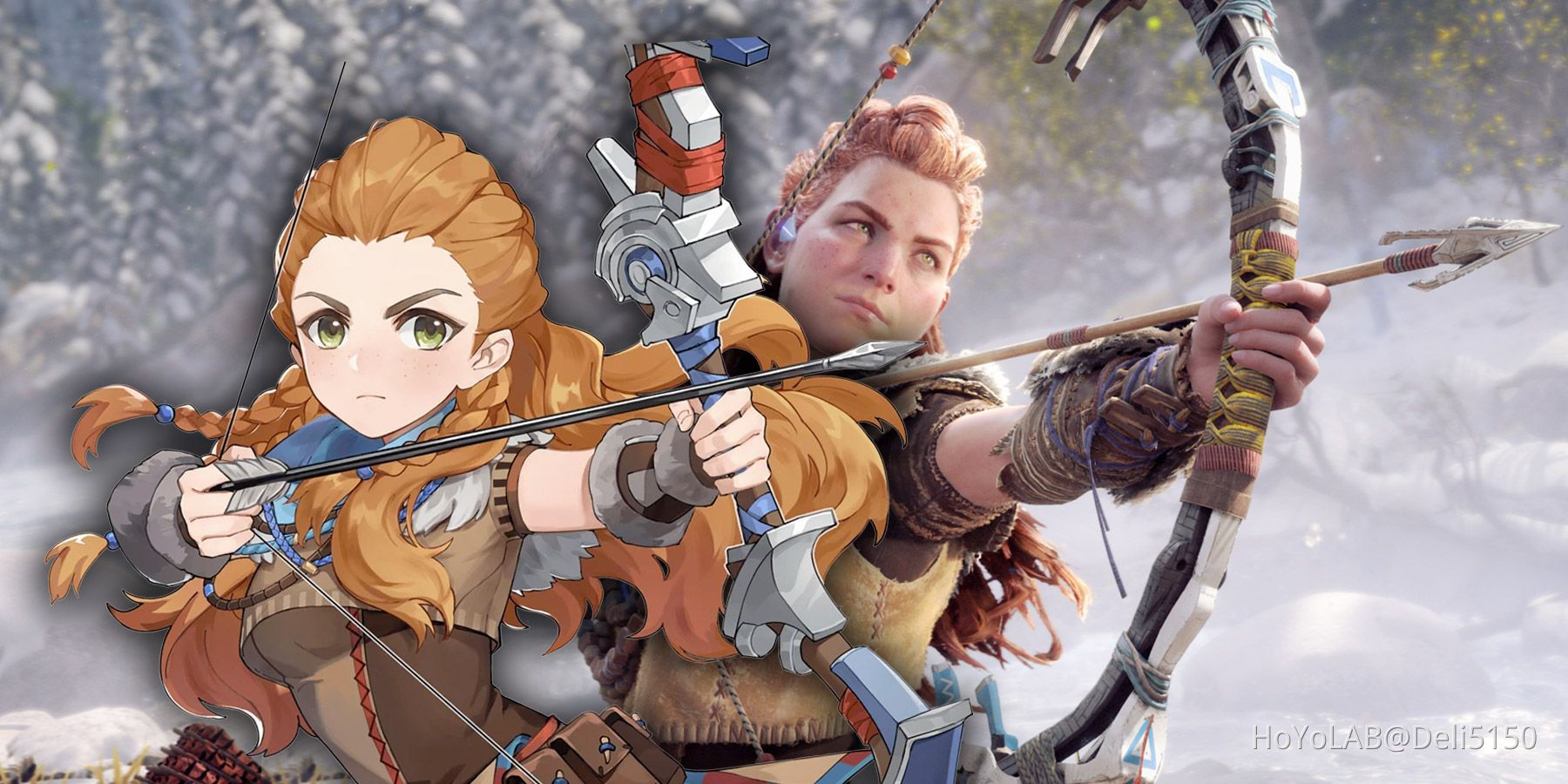 Как получить элой. Элой геншин. genshin impact x horizon zero dawn. баннер элой. элой рисунок.