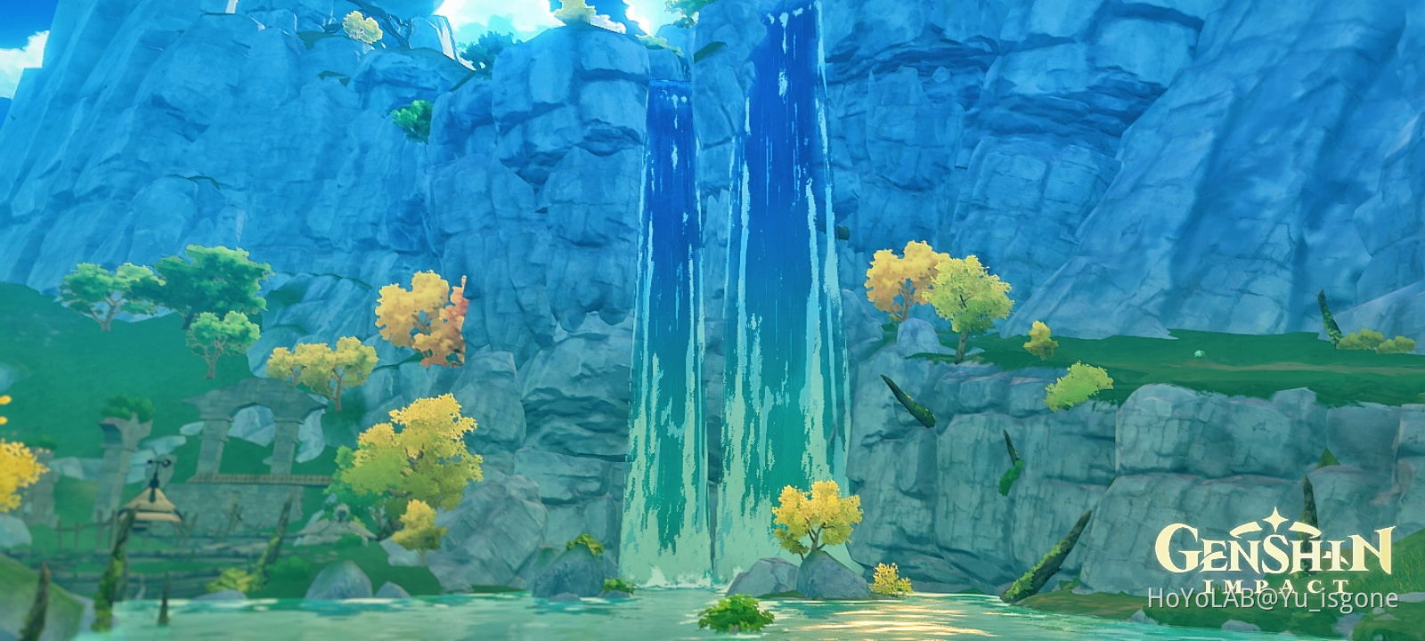 Waterfall Genshin Impact HoYoLAB