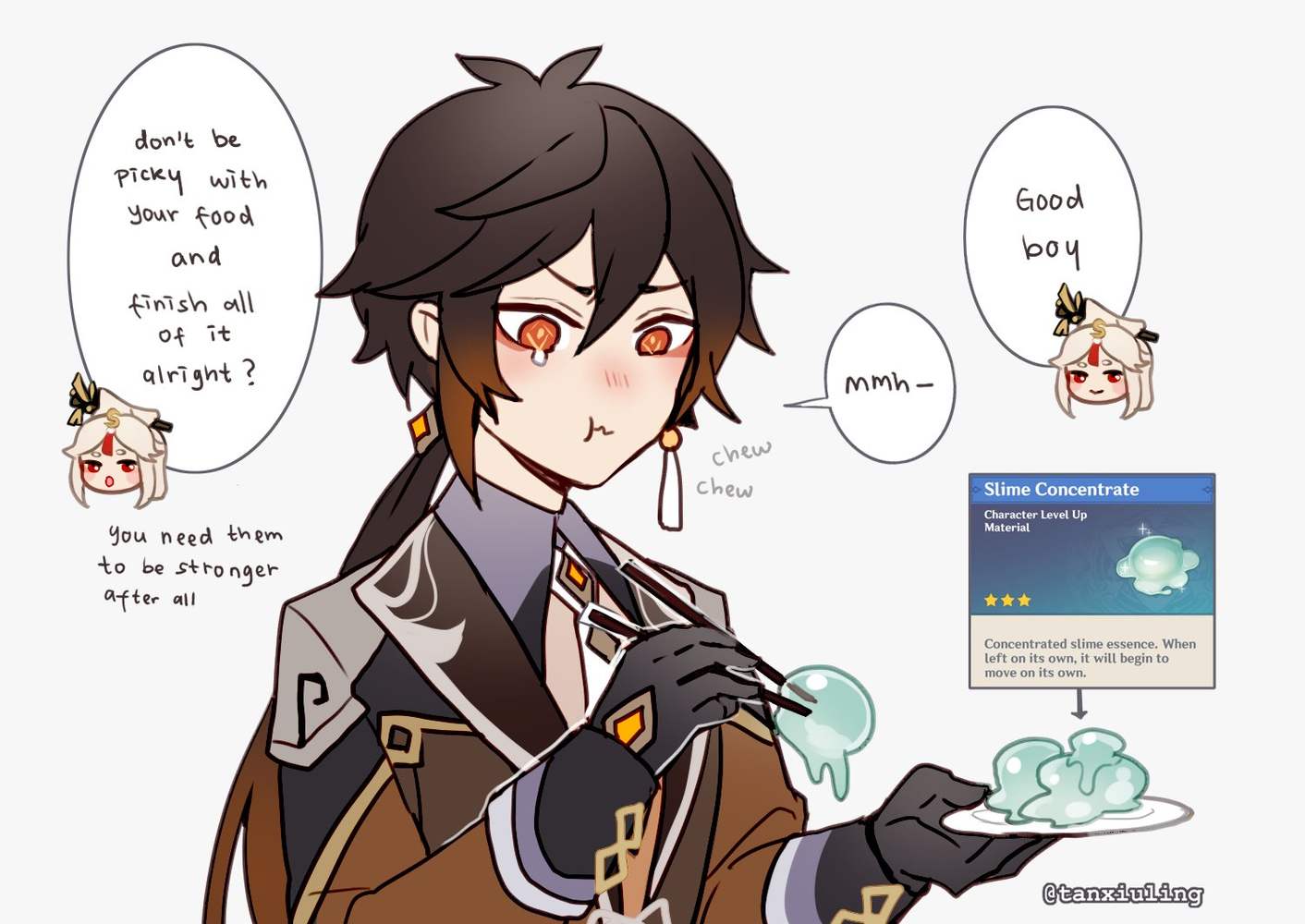 Zhongli level 1 be like Genshin Impact HoYoLAB