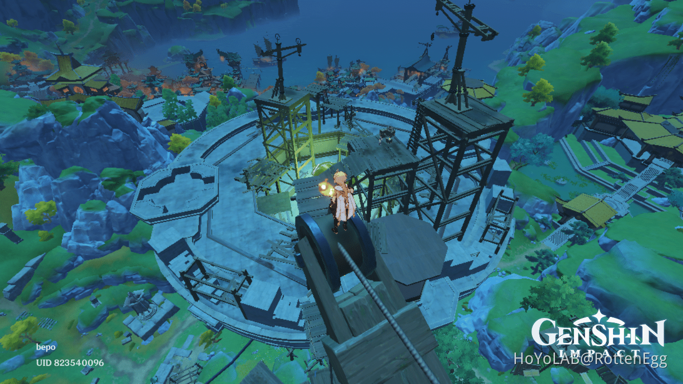 Traveler's Diary Back, Jade Chamber. Genshin Impact HoYoLAB