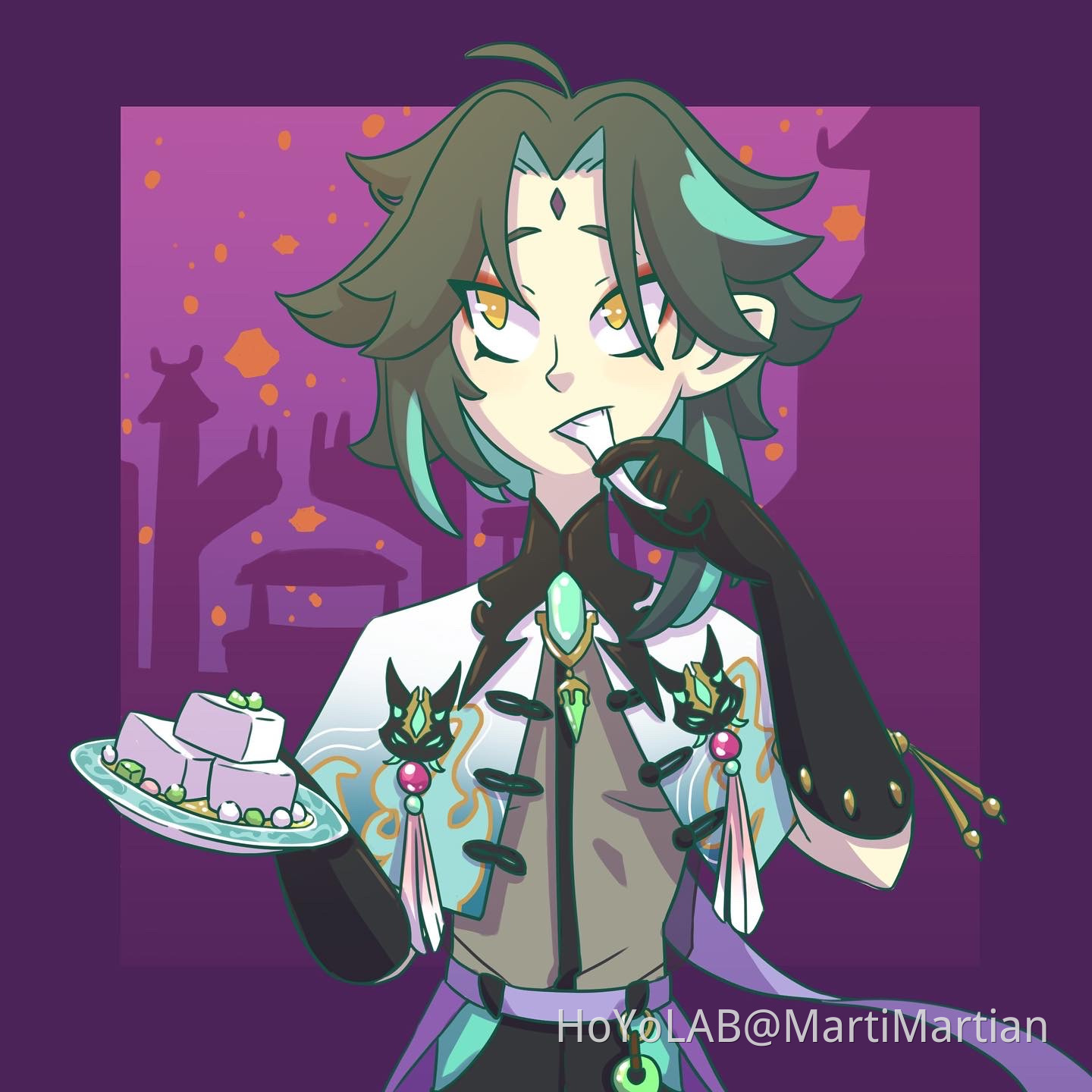 Xiao's almond tofu Genshin Impact HoYoLAB