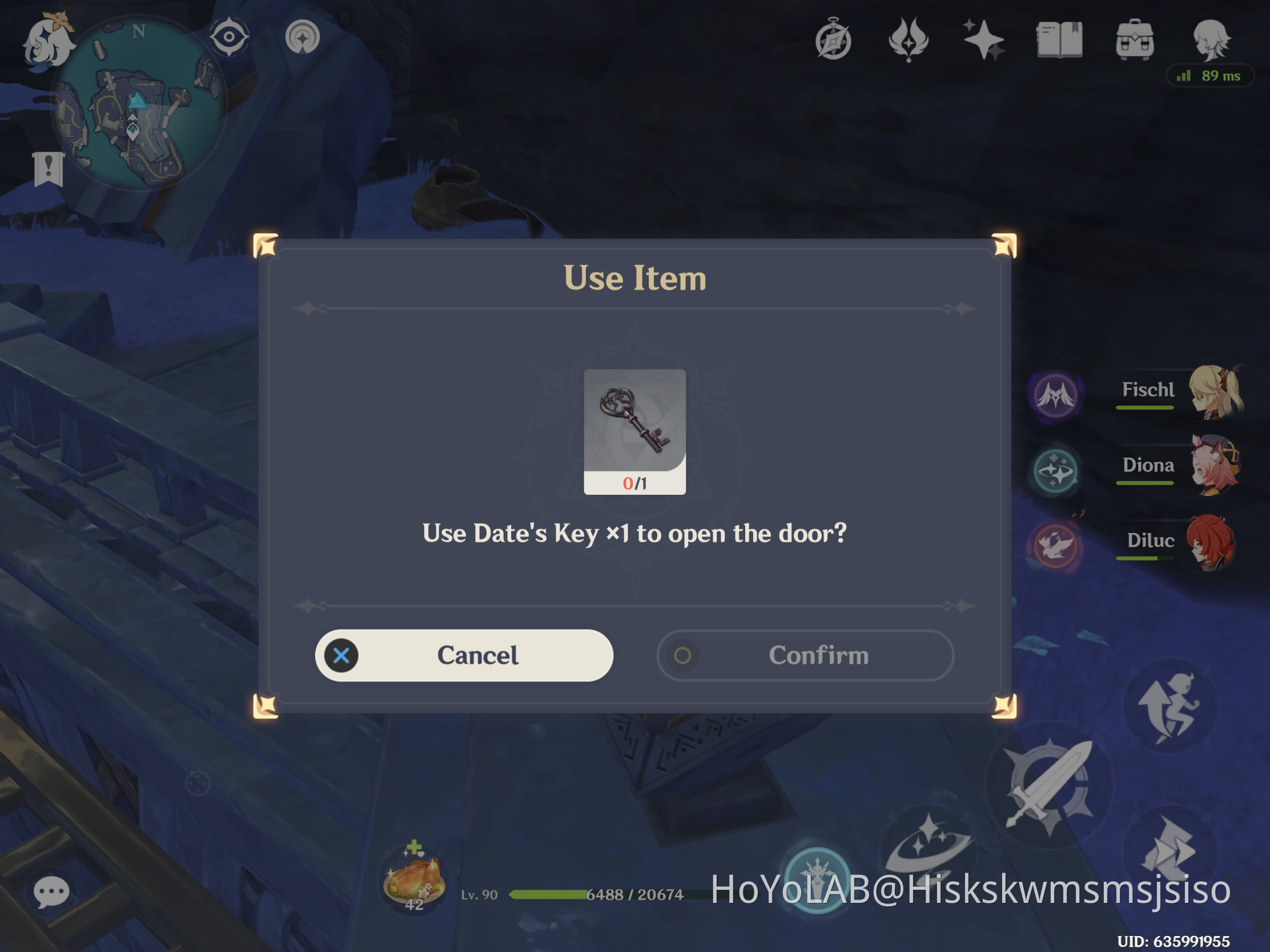 Key Genshin Impact HoYoLAB