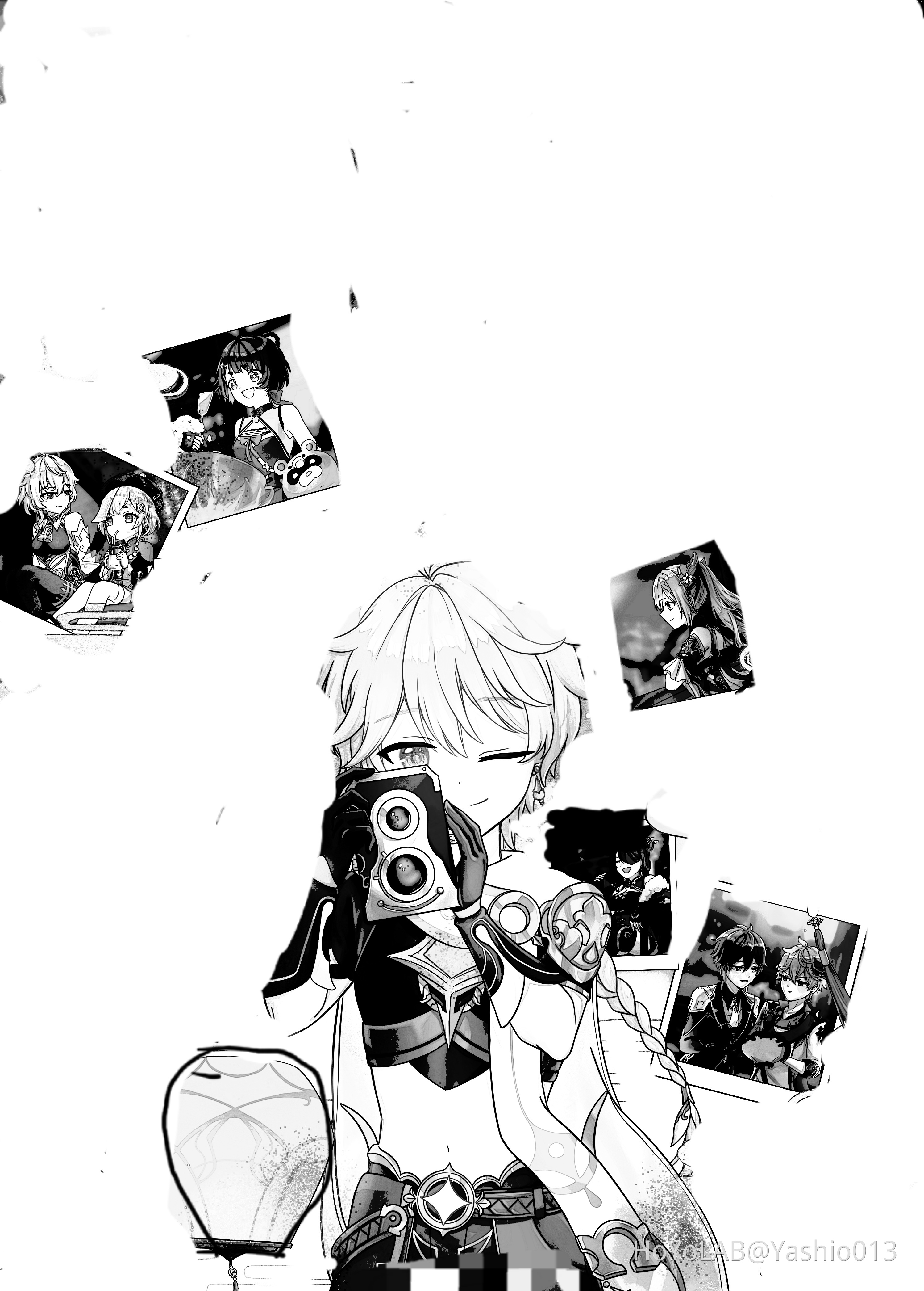 Aether in festival liyue Genshin Impact HoYoLAB