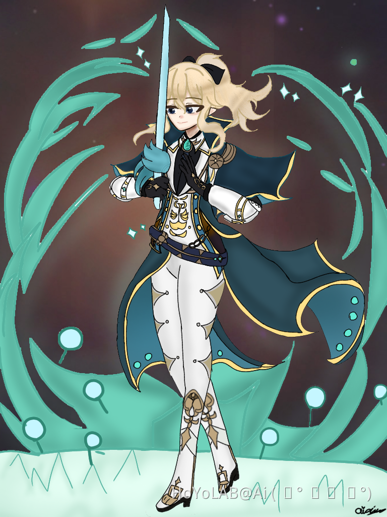 Jean Splash Art Genshin Impact HoYoLAB