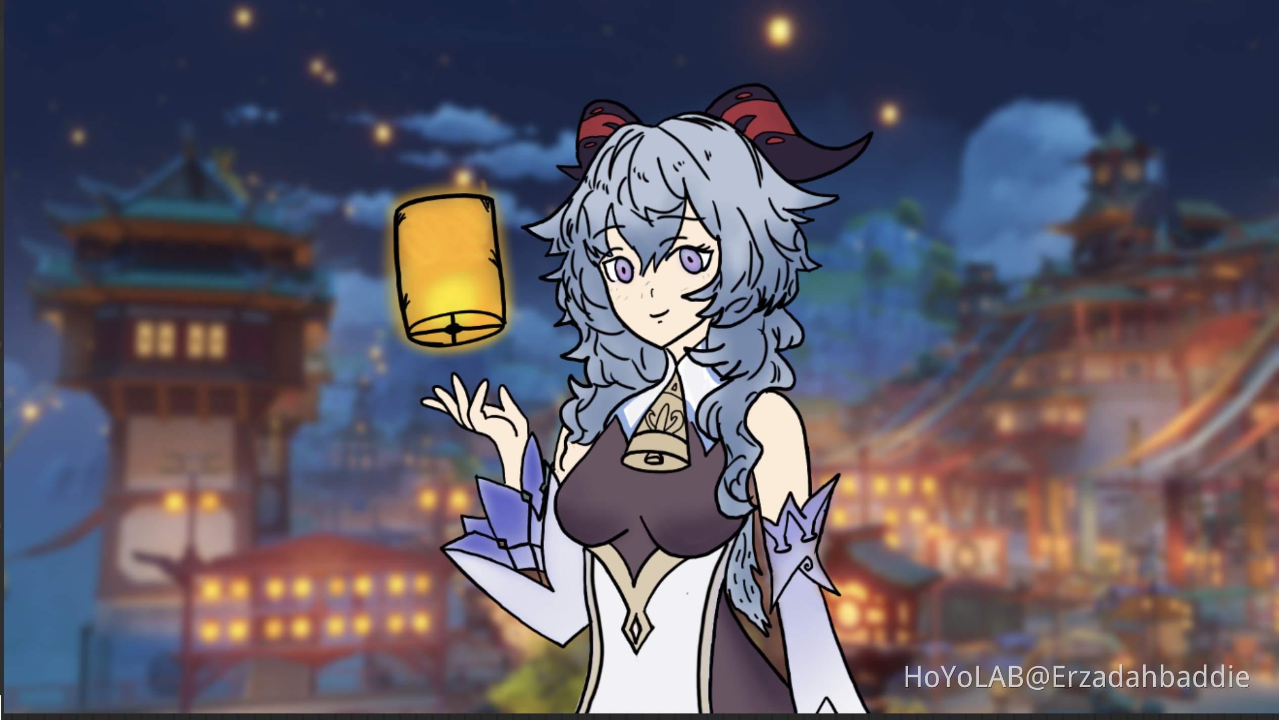 Latern right drawing Genshin Impact | HoYoLAB