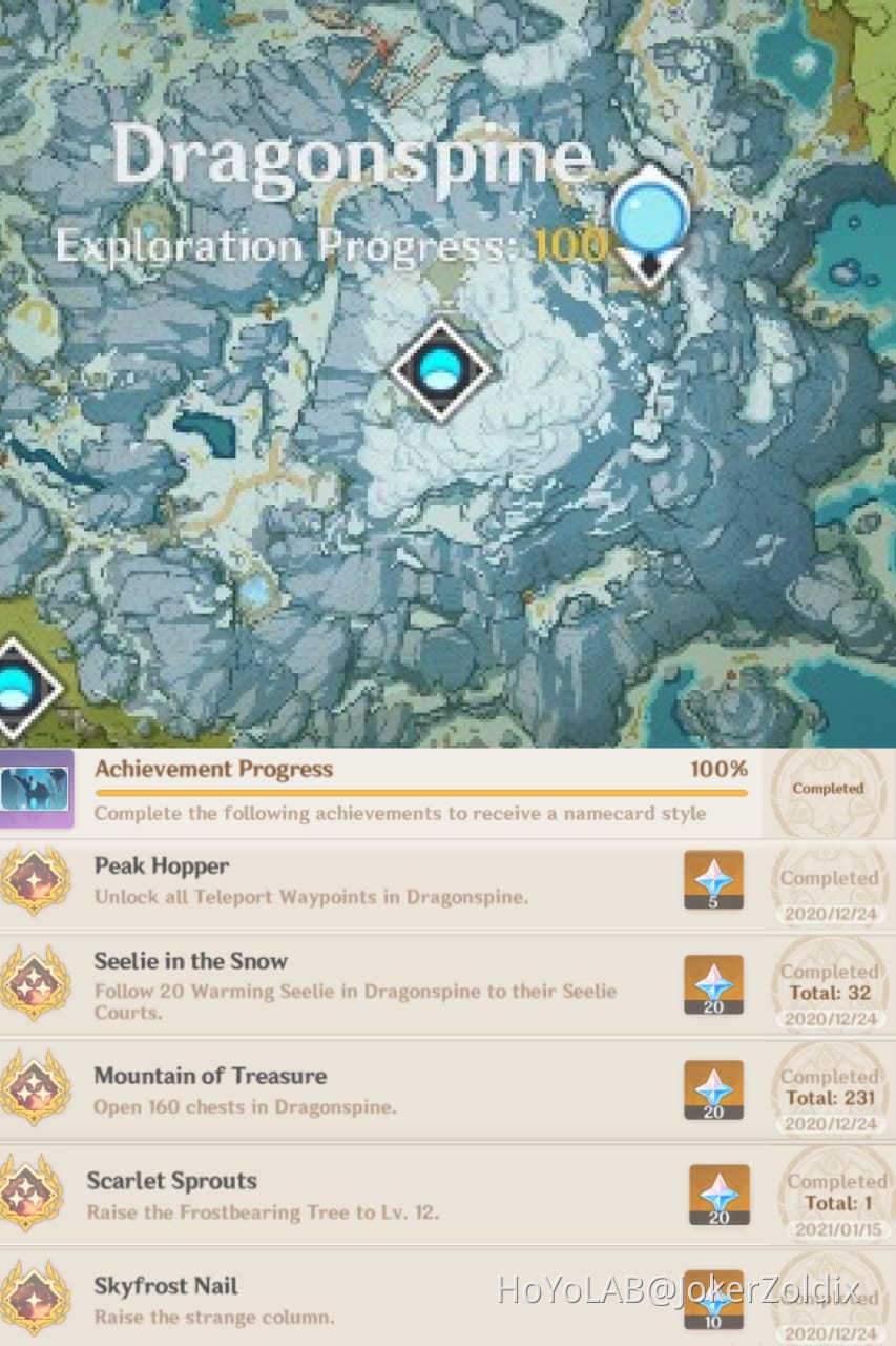 Chest,Seelie, Challenge at Dragonspine Genshin Impact HoYoLAB