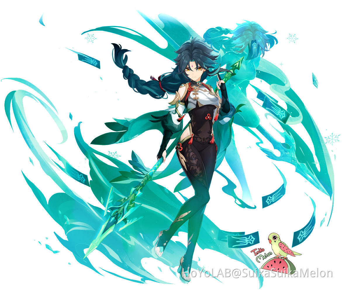 Xiao And Shenhe Fusion Sheniao By Me Tiny Albedo Genshin Impact HoYoLAB