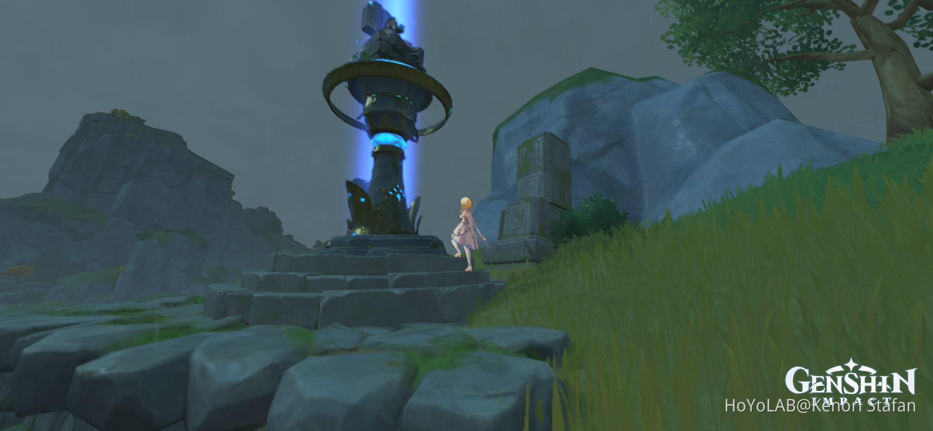 visiting geo statue of the seven Genshin Impact HoYoLAB