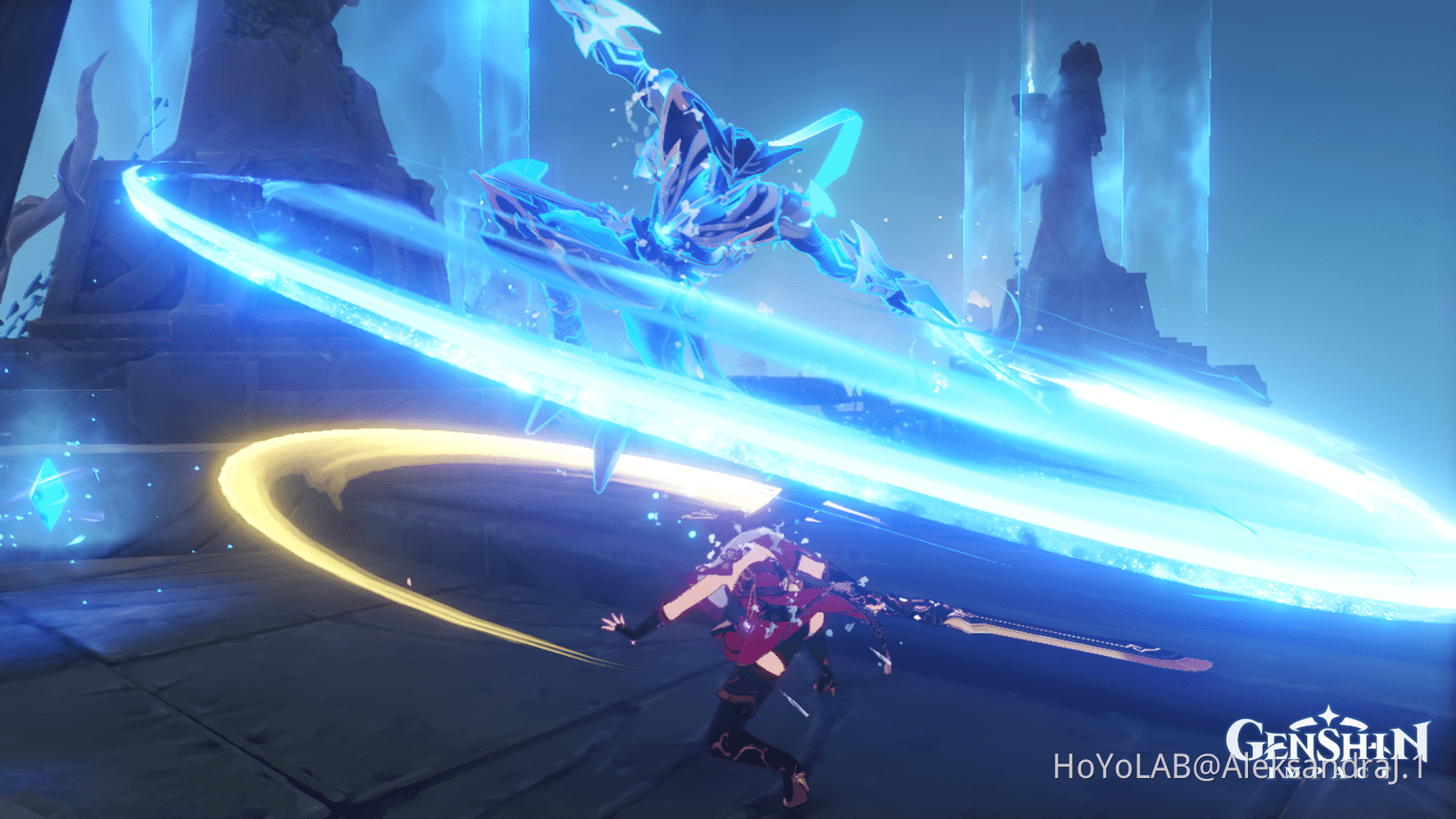 Battle against the Abyss Herald Genshin Impact | HoYoLAB