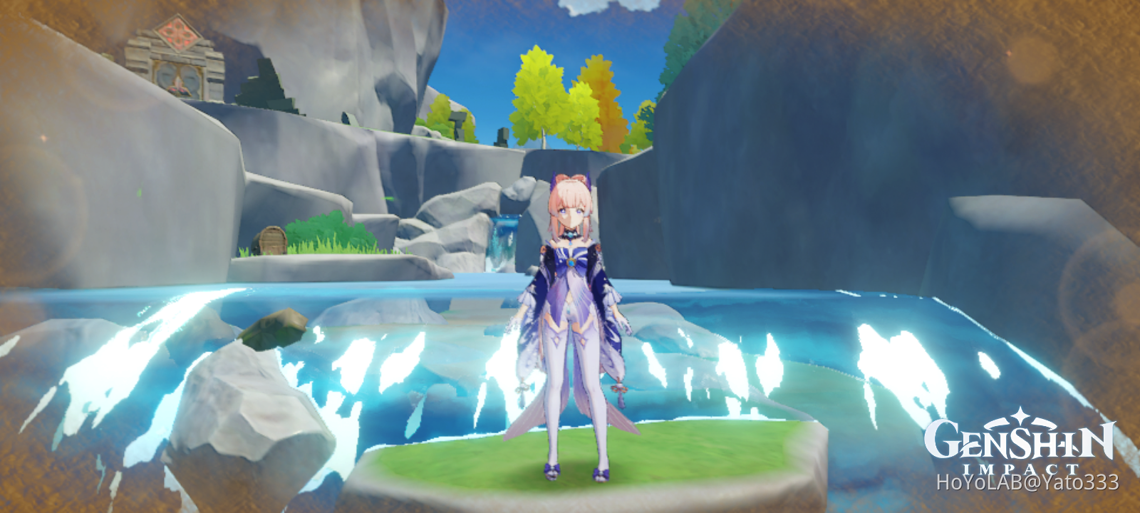 A Waterfall!! Genshin Impact HoYoLAB