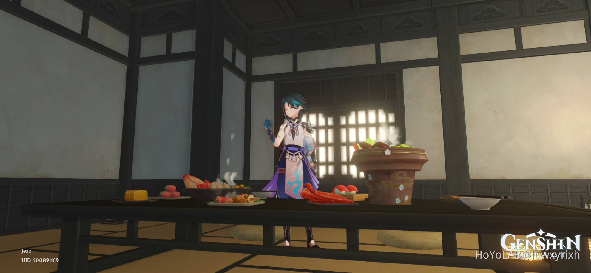 Xiao is eating good tonight