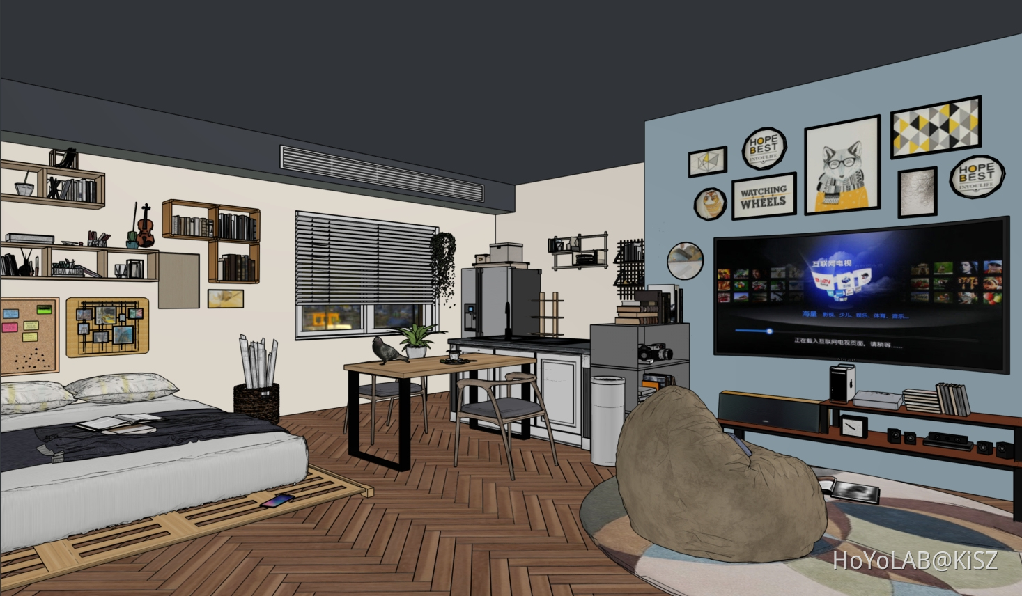 Tried to make Luke's Apartment Tears of Themis HoYoLAB