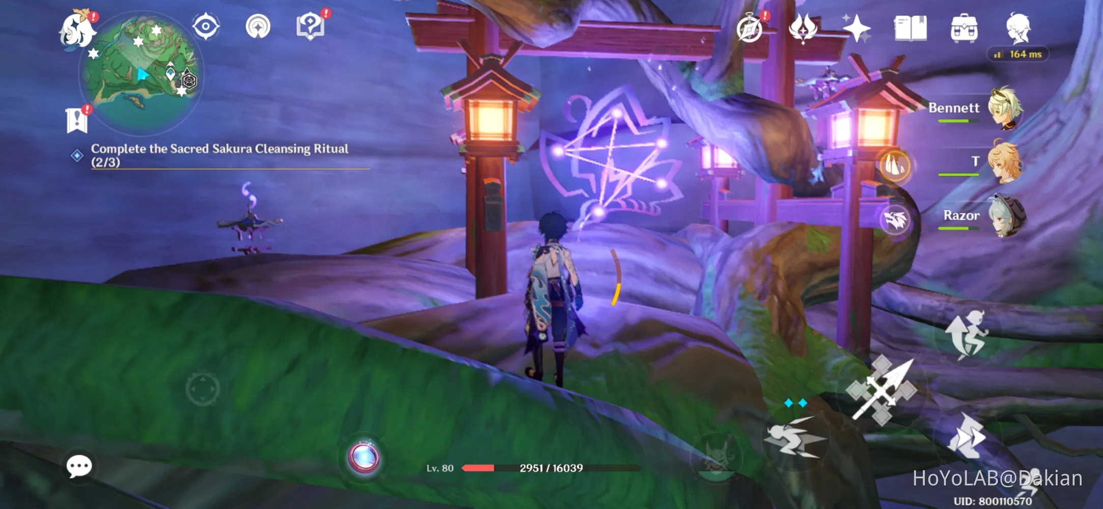 How to solve bug on Sacred Sakura Cleansing Ritual quest permanently ...