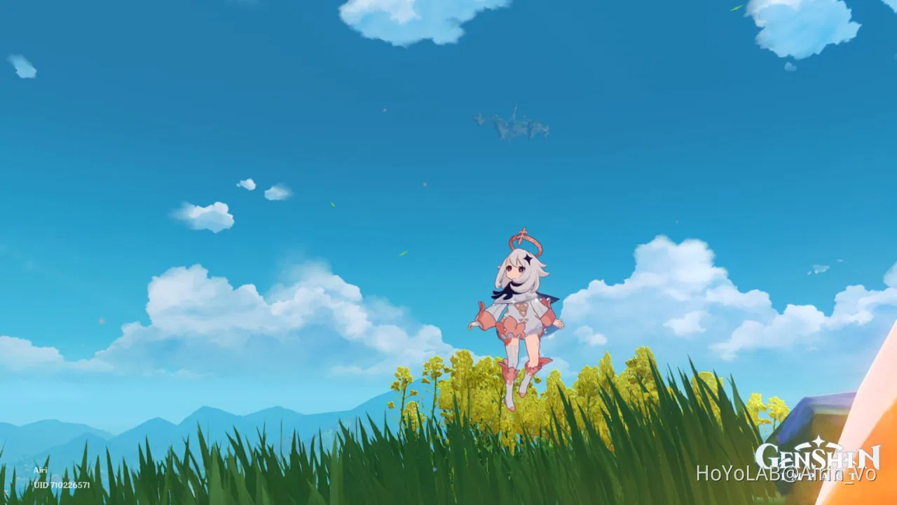 Paimon floating in Liyue Genshin Impact HoYoLAB