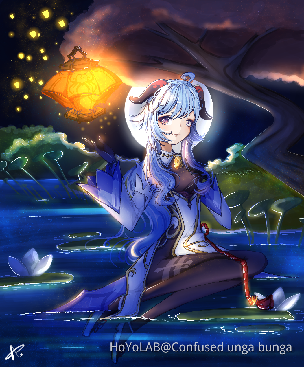 Ganyu in Lantern Rite!!! Genshin Impact HoYoLAB