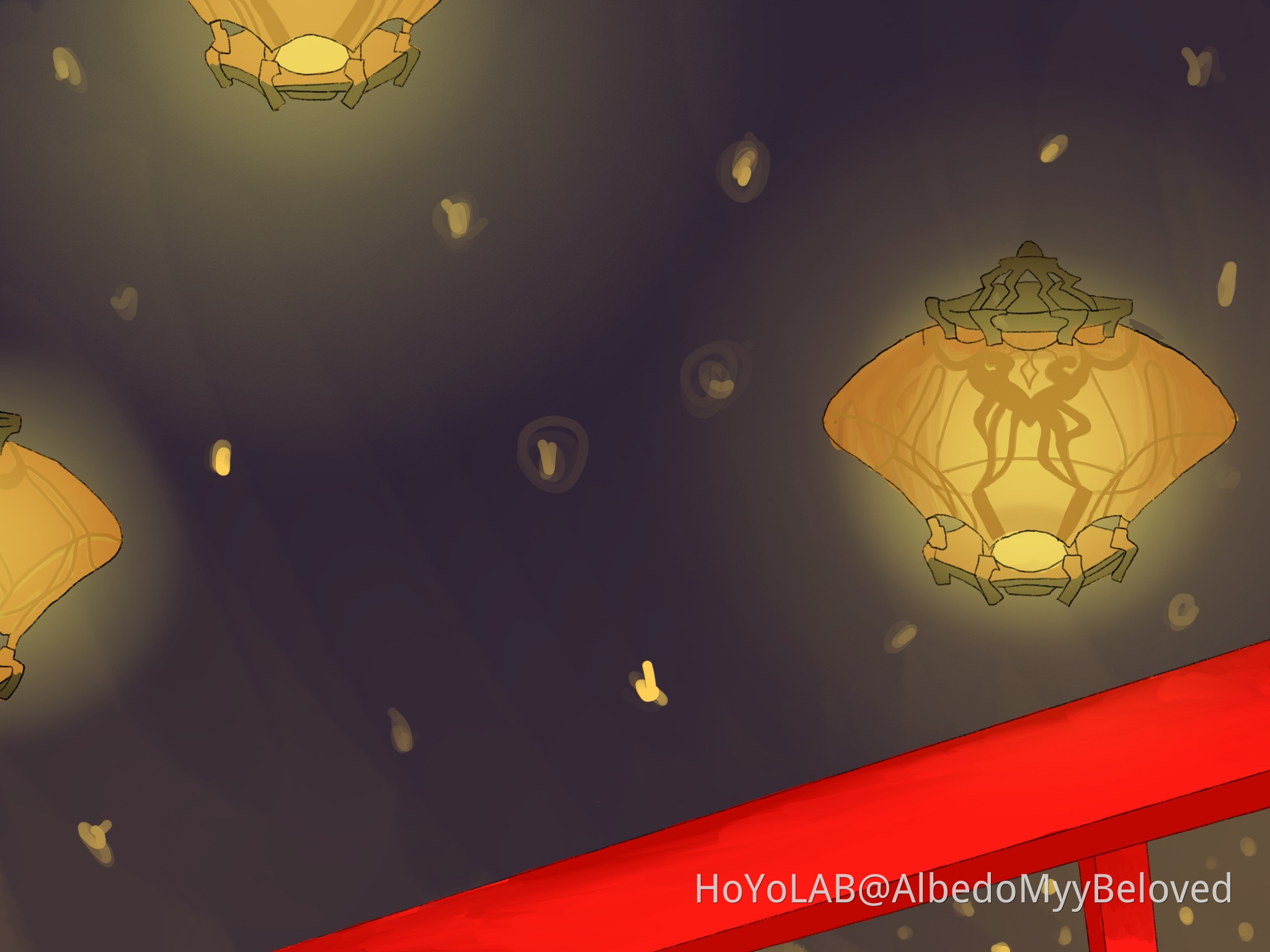 Lantern lights Genshin Impact HoYoLAB