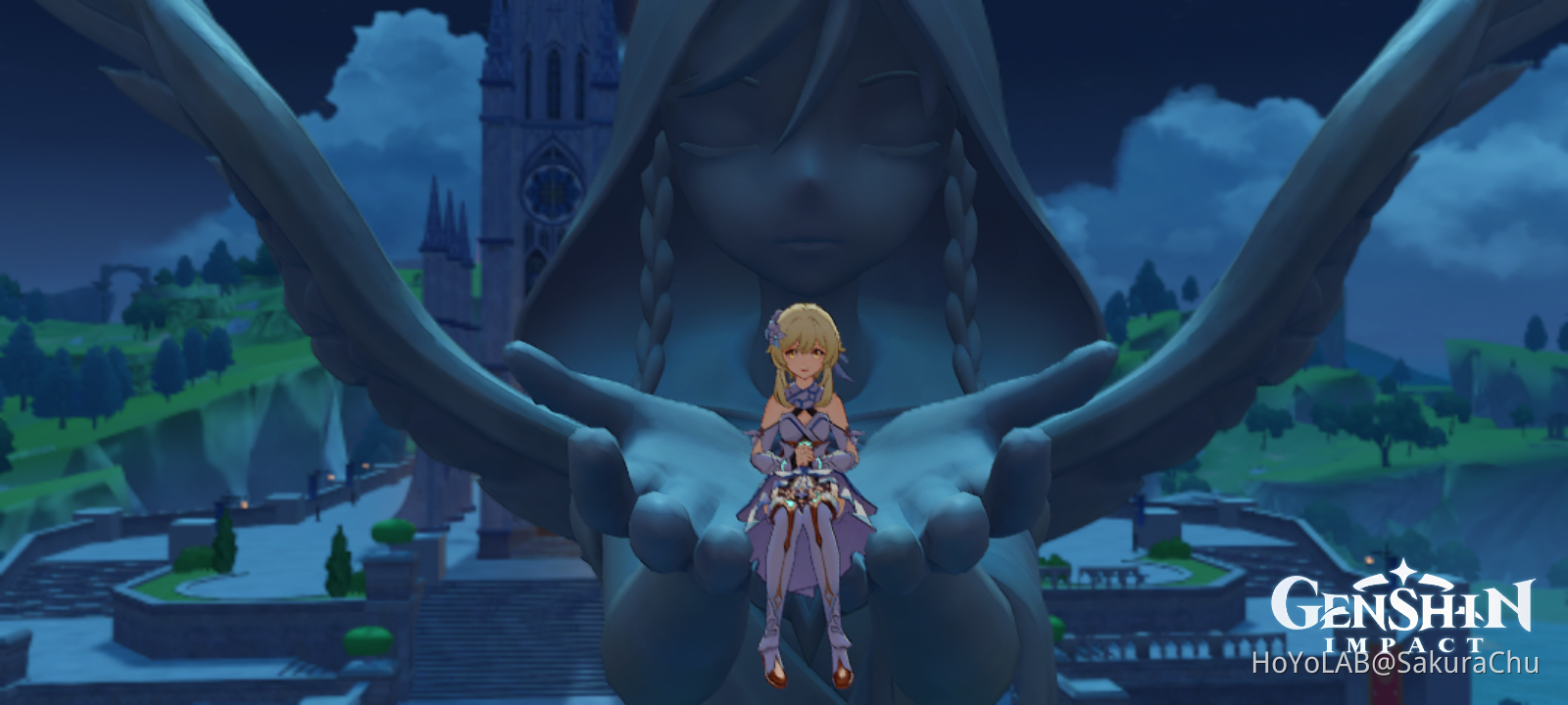 sitting on top of a god Genshin Impact HoYoLAB