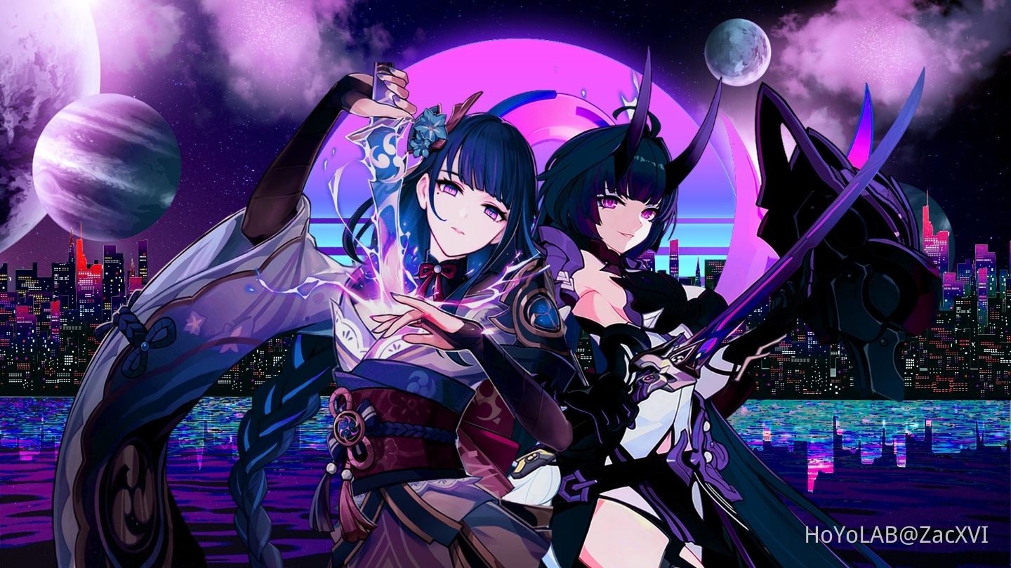 Raiden Ei + Raiden Mei Wallpapers Honkai Impact 3rd | HoYoLAB