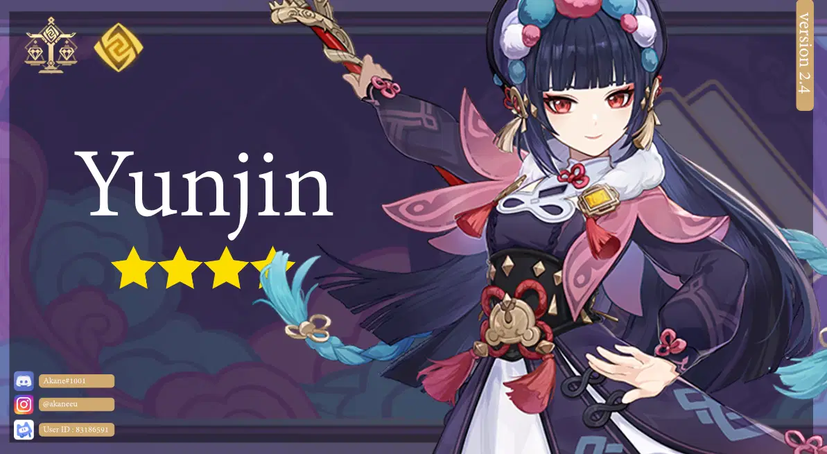 Version 2.4] Yunjin Support Guide Genshin Impact | HoYoLAB